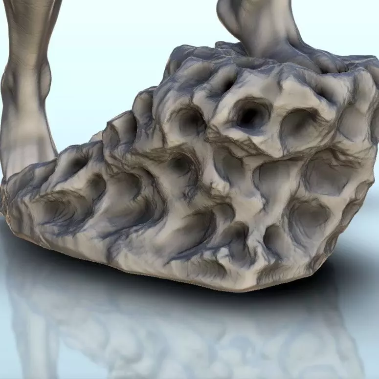 Venom on rock 15 - Modern WW2 WW1 World War Diaroma Wargaming RP 3D print model_7