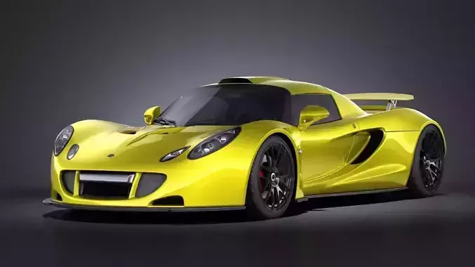 Hennessey Venom GT 2012 VRAY 3D model