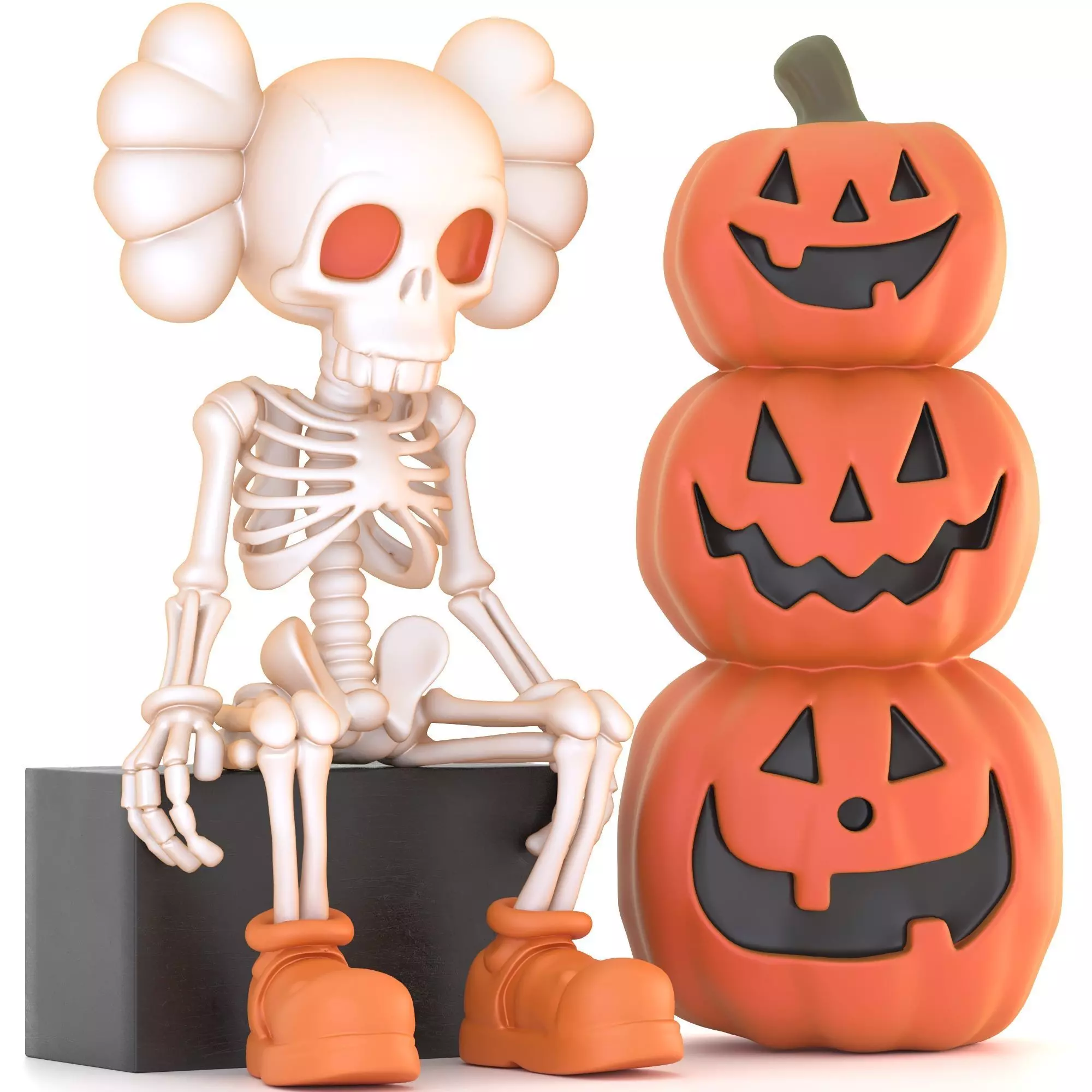 Halloween decoration 3D model_2
