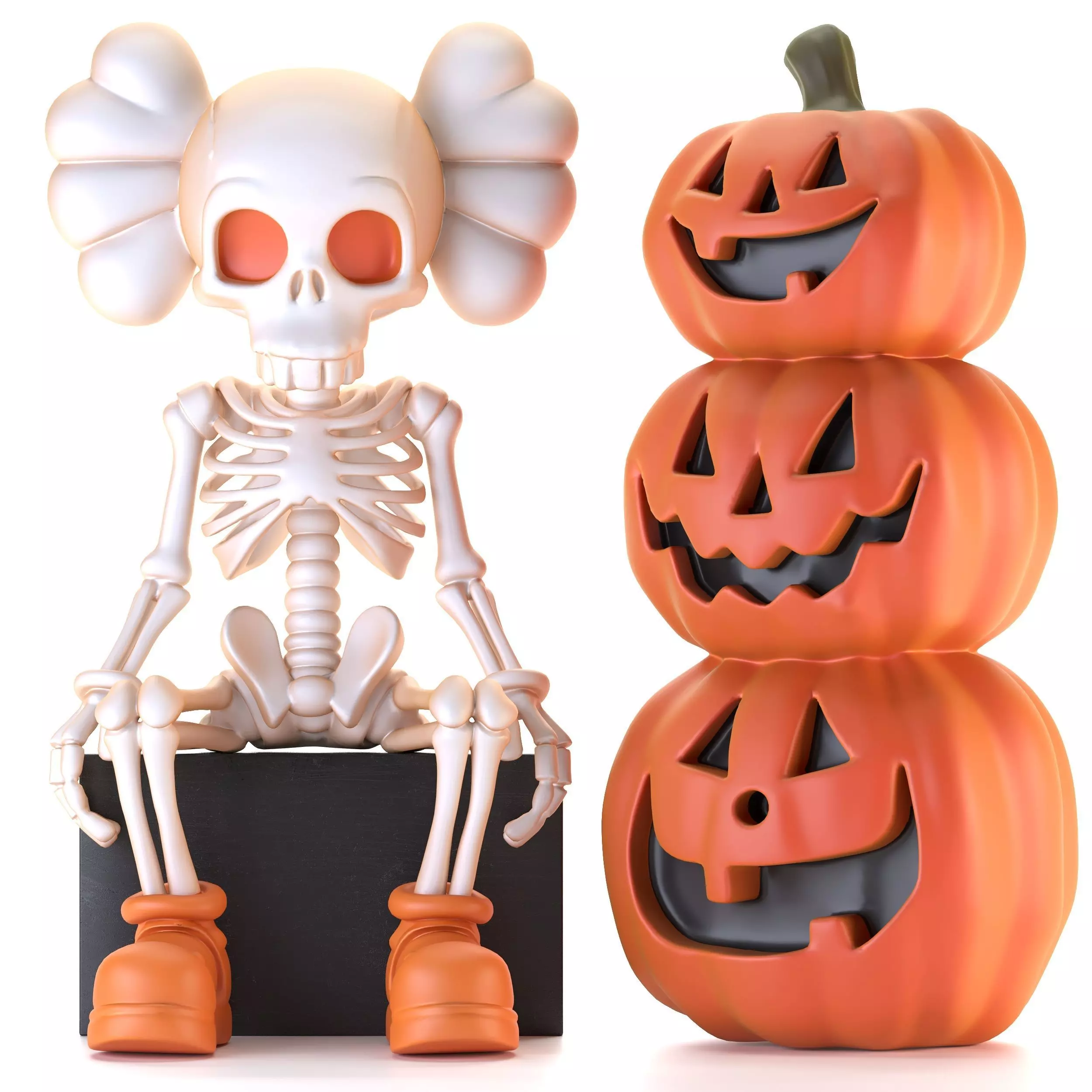 Halloween decoration 3D model_0