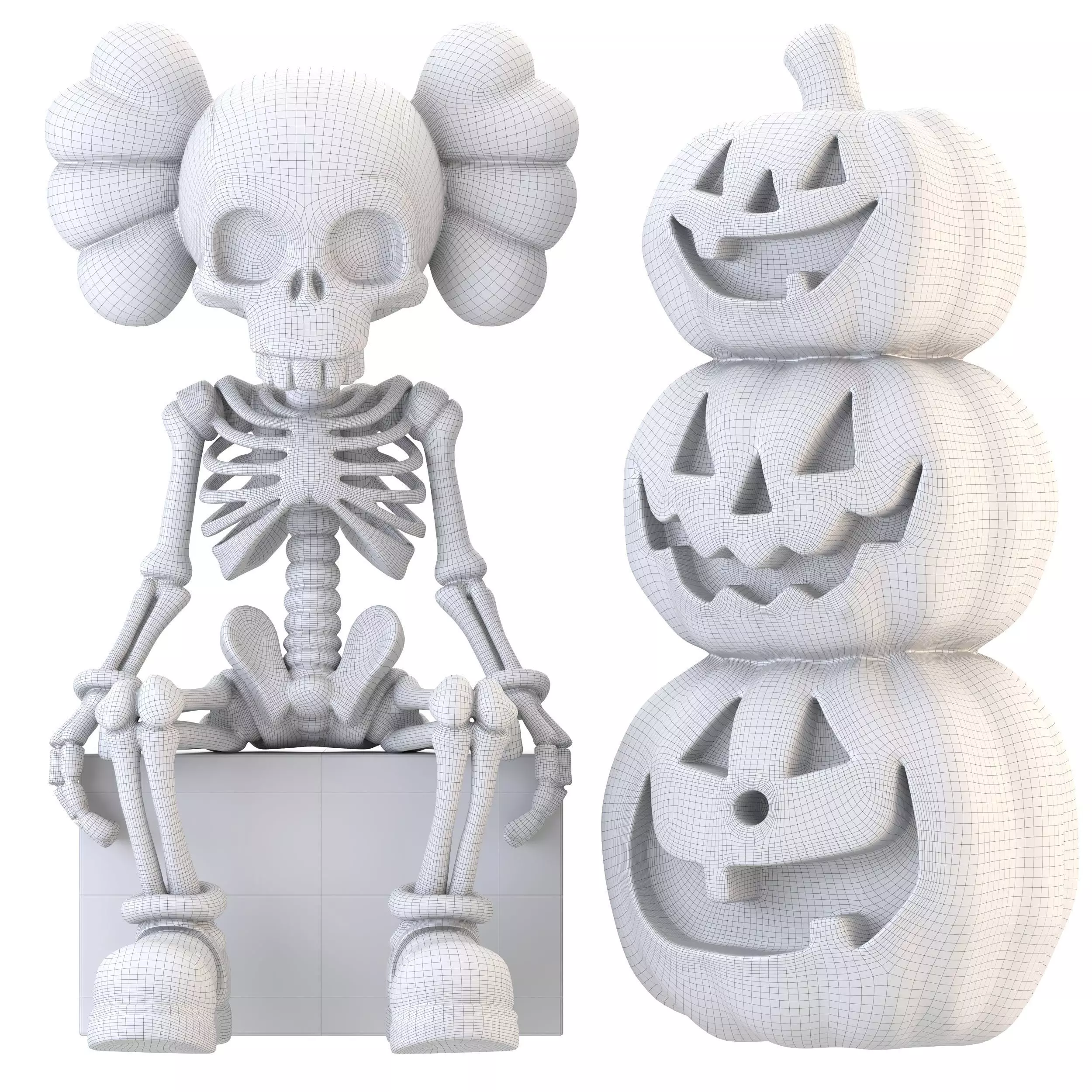 Halloween decoration 3D model_1