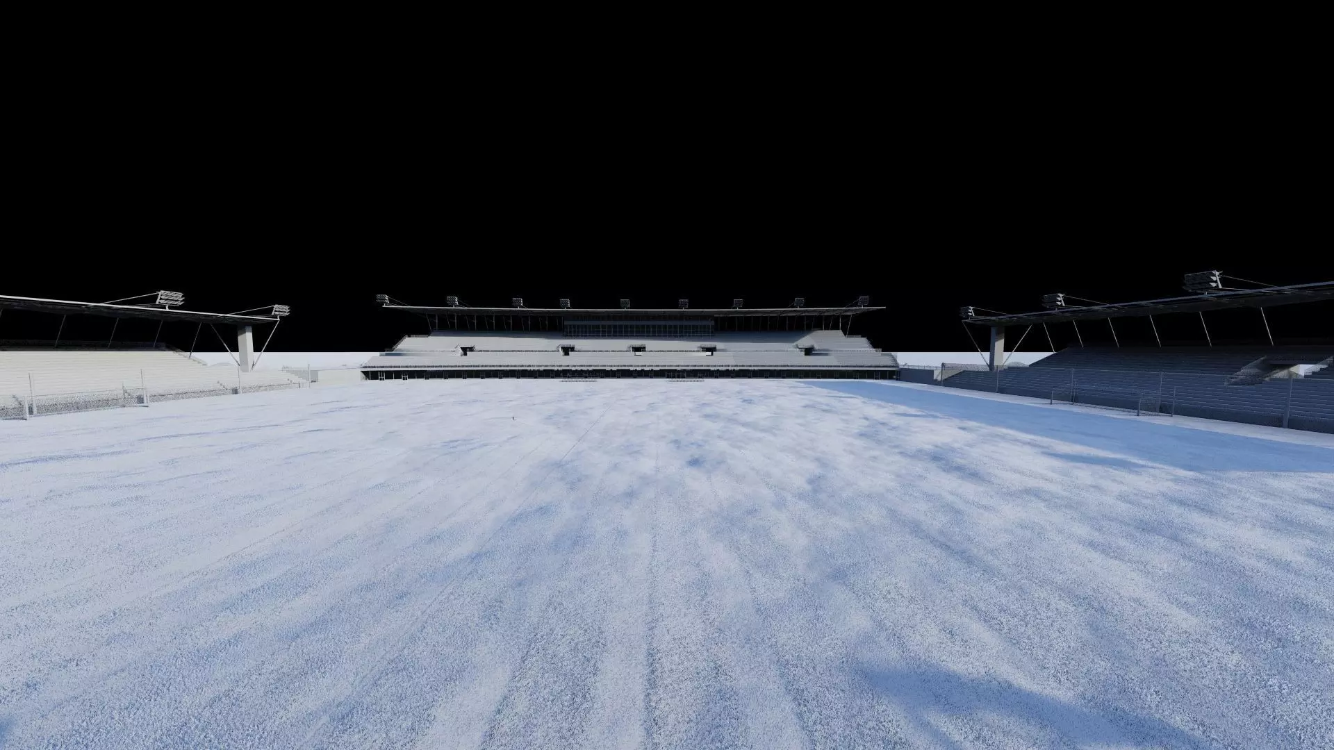 Football Stadium-American football 3D model_27