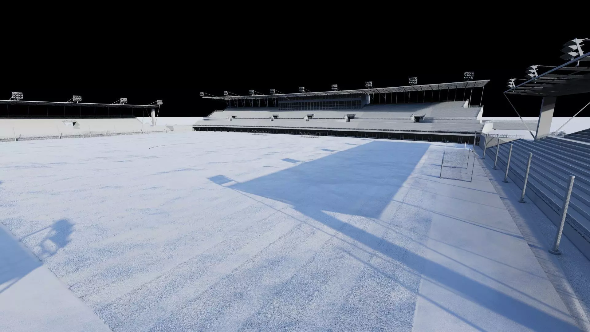 Football Stadium-American football 3D model_25