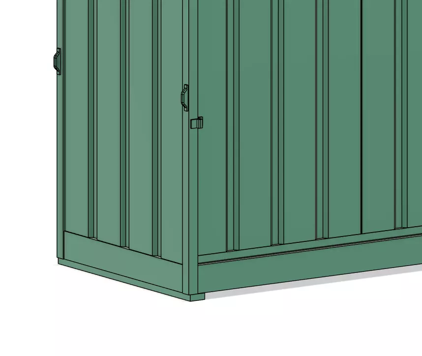 Model Railways Industrial  Large Oil Storage Cabinets for FDM 3D print model_8