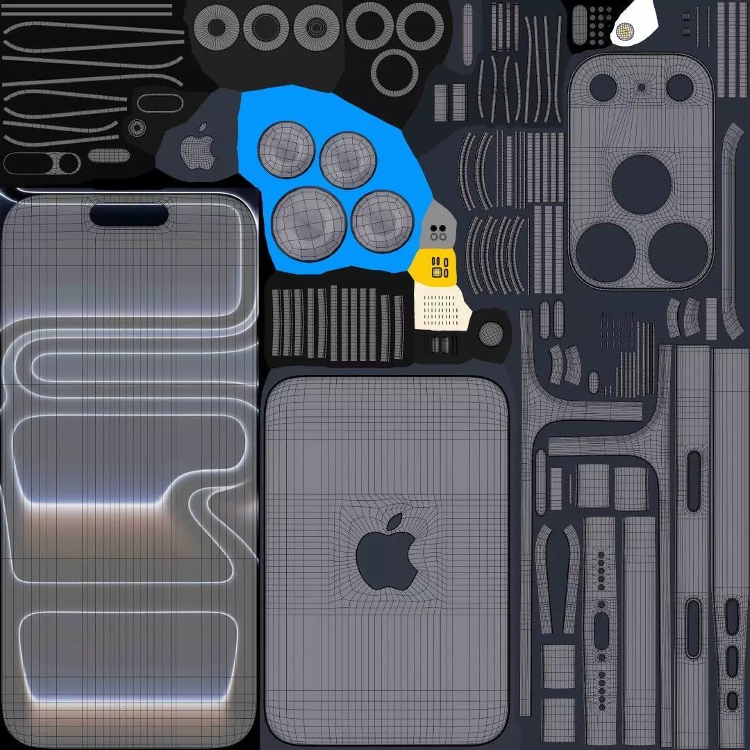 Apple iPhone 17 And 17 Pro And 17 Pro Max And iPhone Air 3D model_26