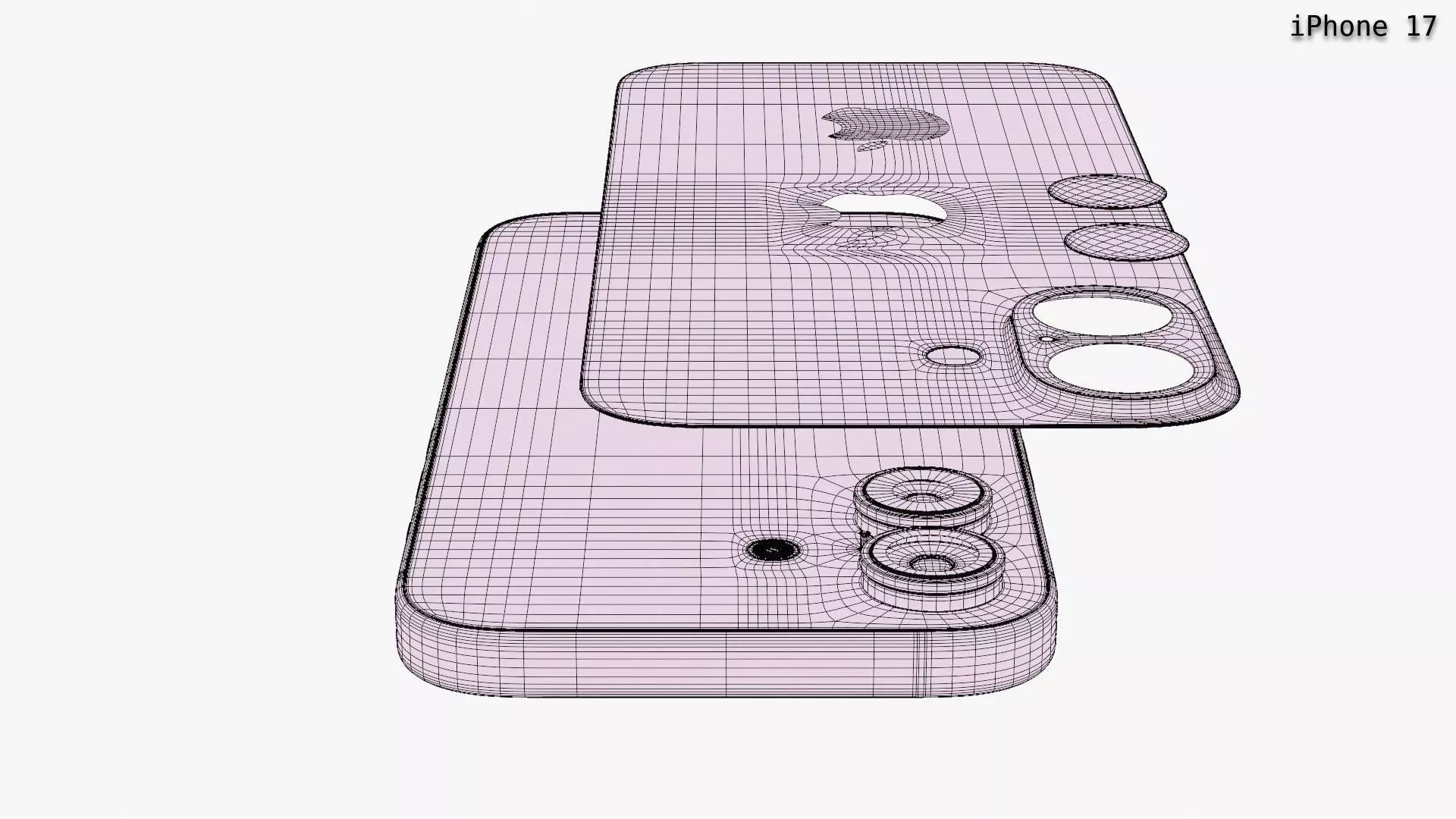 Apple iPhone 17 And 17 Pro And 17 Pro Max And iPhone Air 3D model_14