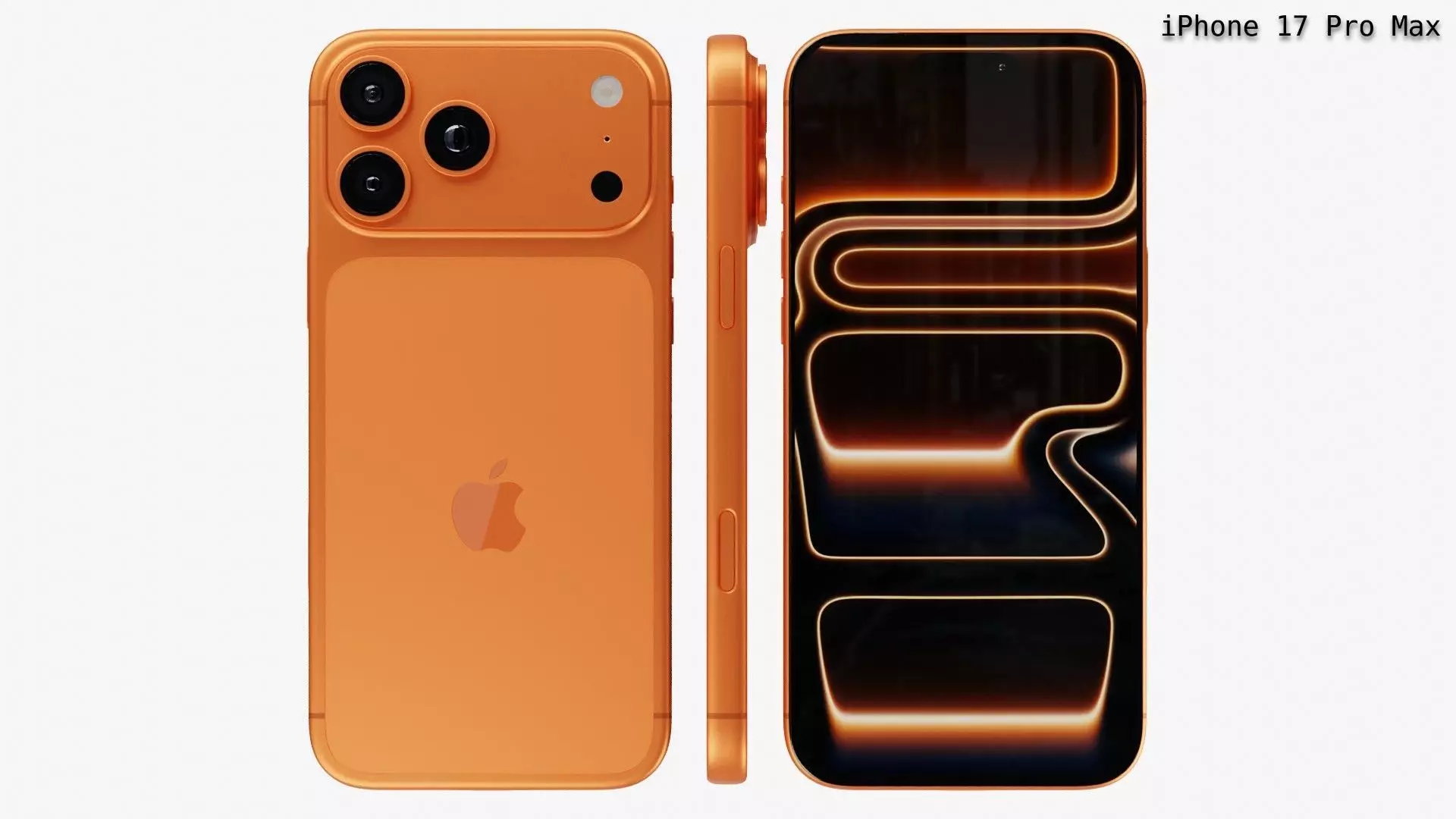 Apple iPhone 17 And 17 Pro And 17 Pro Max And iPhone Air 3D model_33