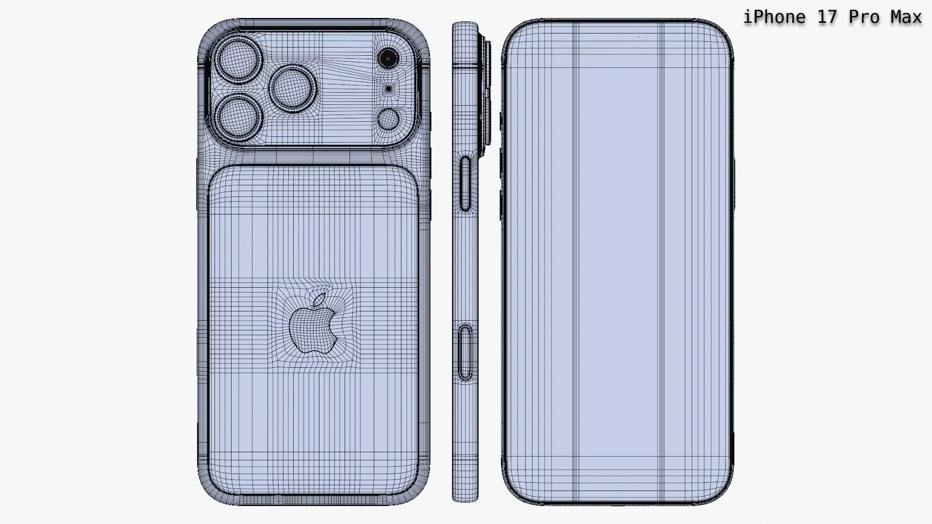 Apple iPhone 17 And 17 Pro And 17 Pro Max And iPhone Air 3D model_42