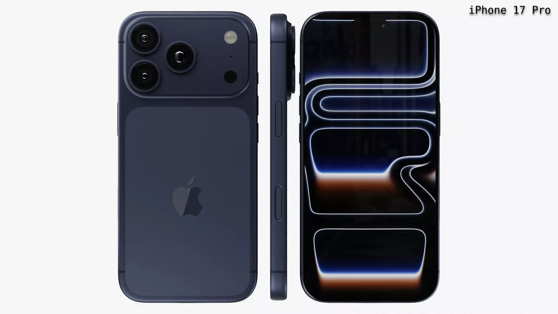 Apple iPhone 17 And 17 Pro And 17 Pro Max And iPhone Air 3D model_18