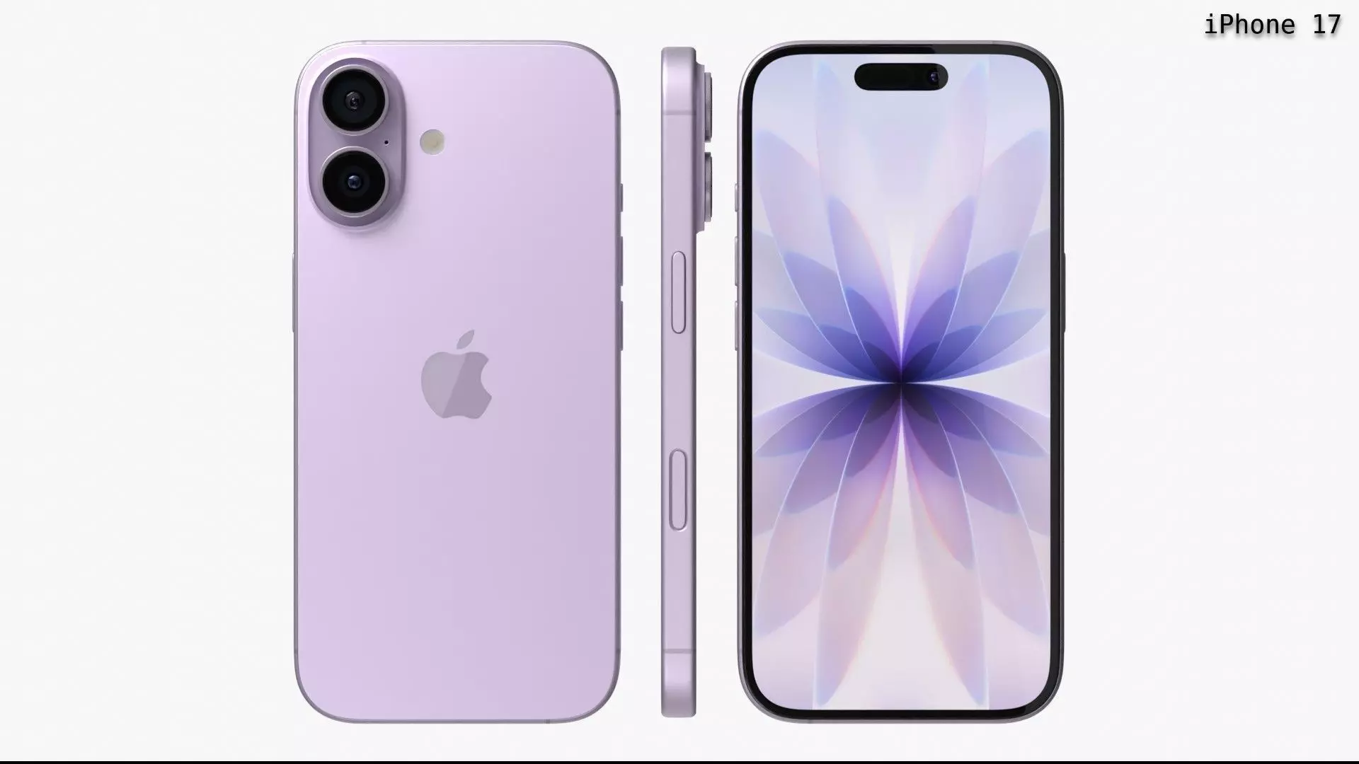 Apple iPhone 17 And 17 Pro And 17 Pro Max And iPhone Air 3D model_3