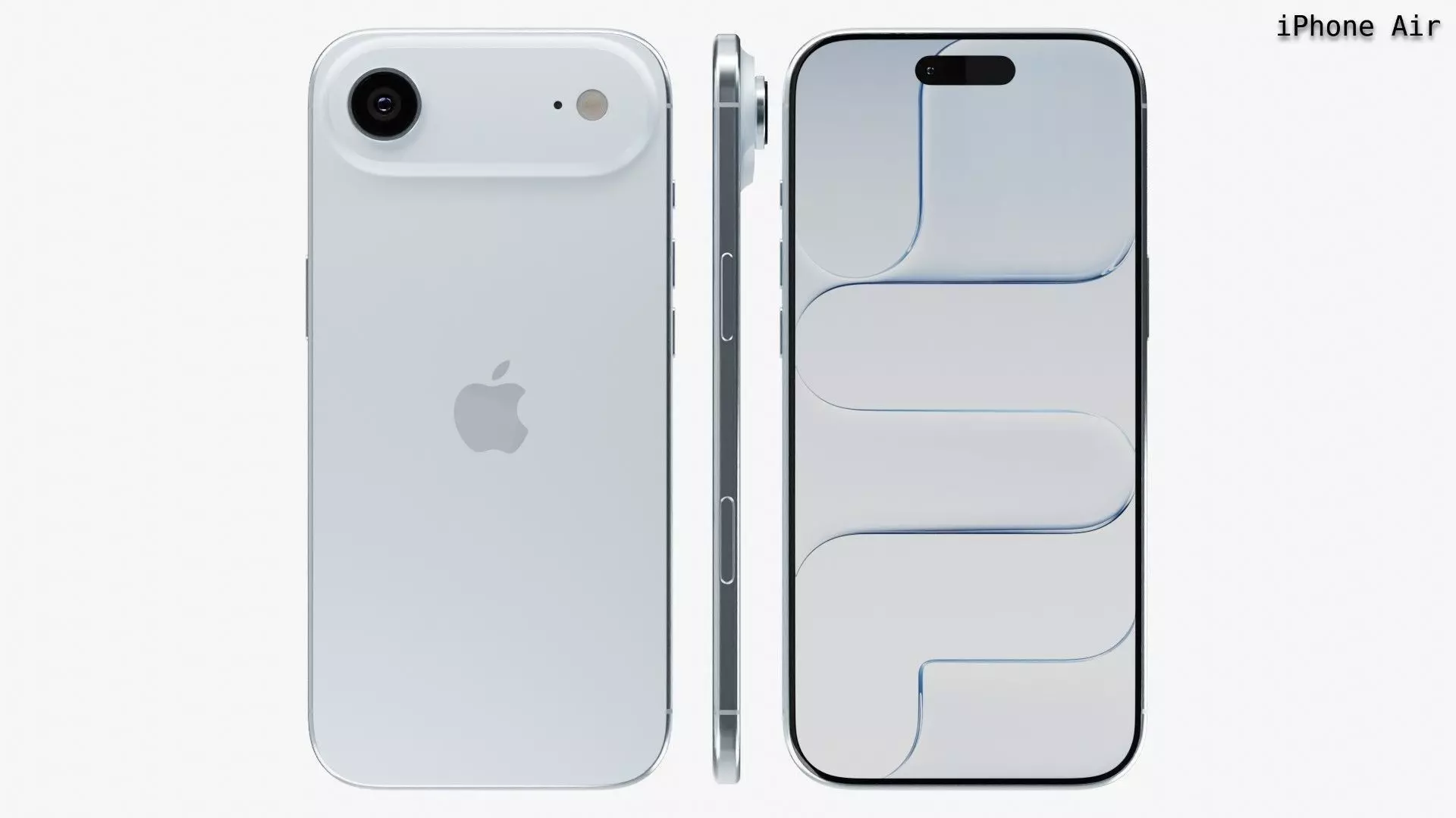 Apple iPhone 17 And 17 Pro And 17 Pro Max And iPhone Air 3D model_48