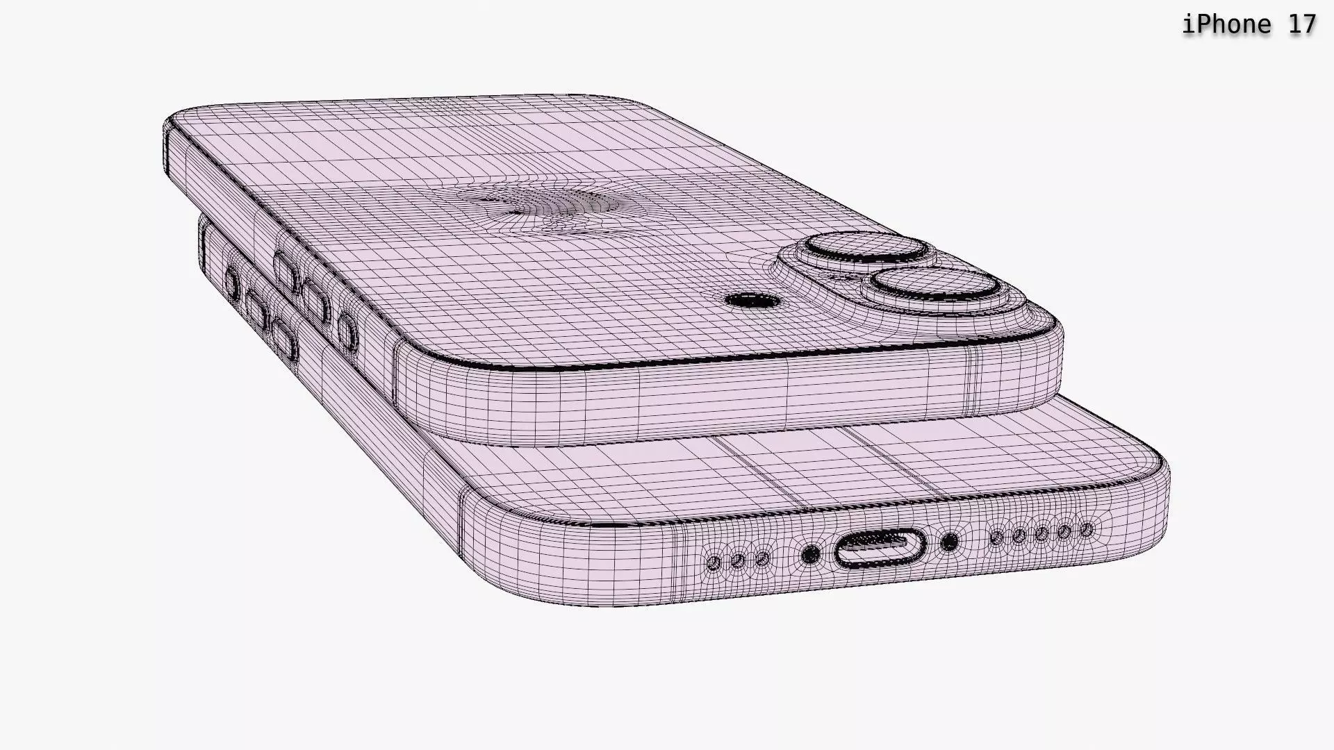 Apple iPhone 17 And 17 Pro And 17 Pro Max And iPhone Air 3D model_15
