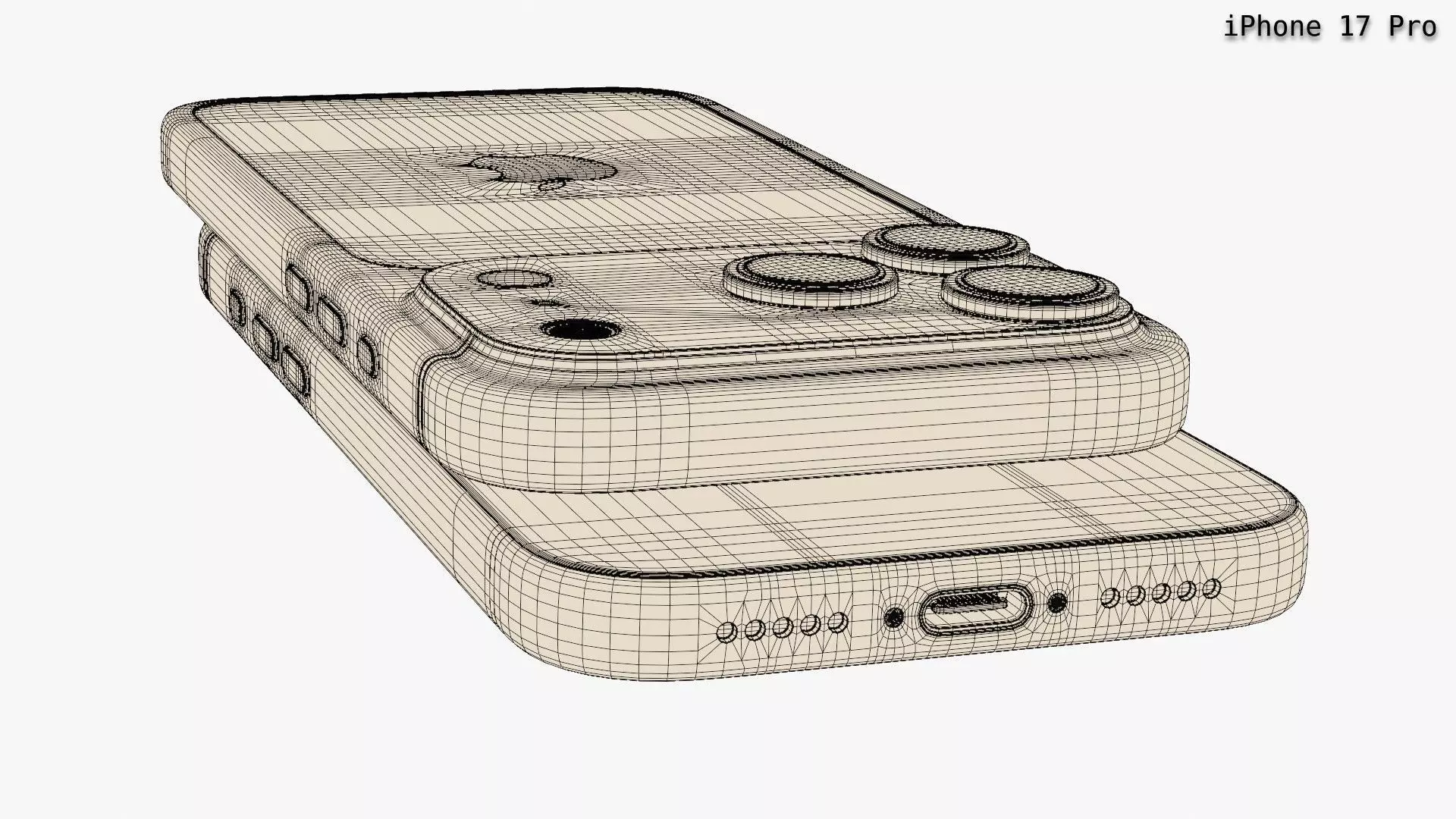Apple iPhone 17 And 17 Pro And 17 Pro Max And iPhone Air 3D model_30