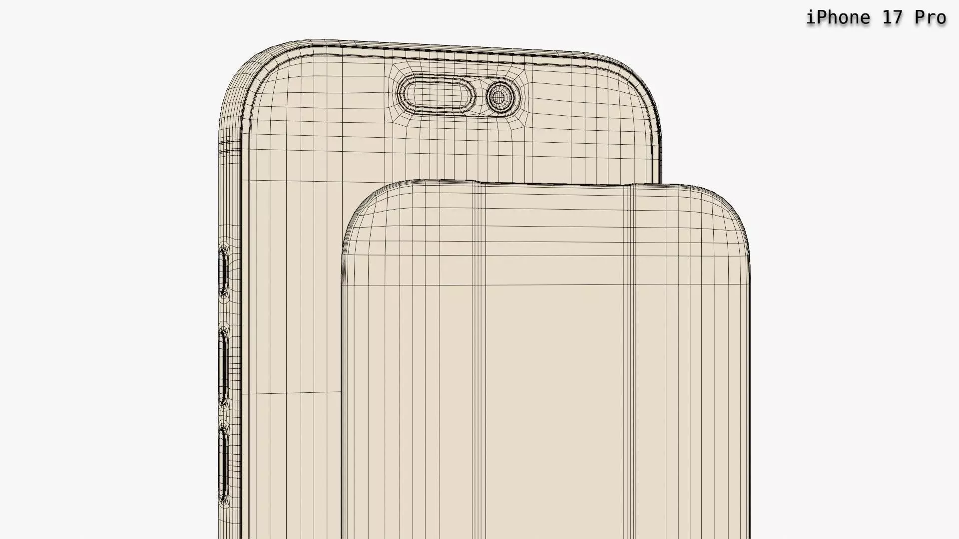 Apple iPhone 17 And 17 Pro And 17 Pro Max And iPhone Air 3D model_28