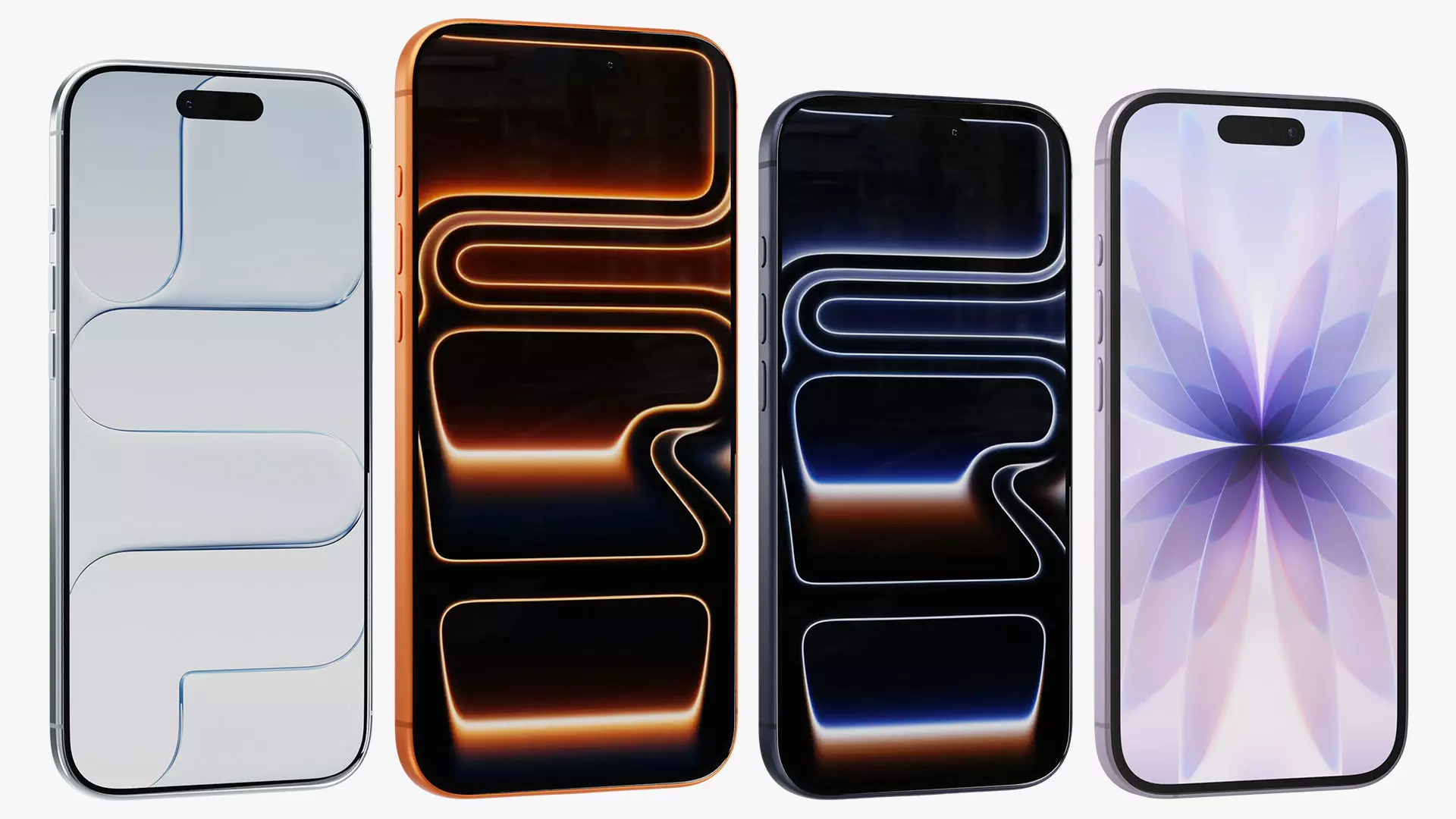 Apple iPhone 17 And 17 Pro And 17 Pro Max And iPhone Air 3D model_1