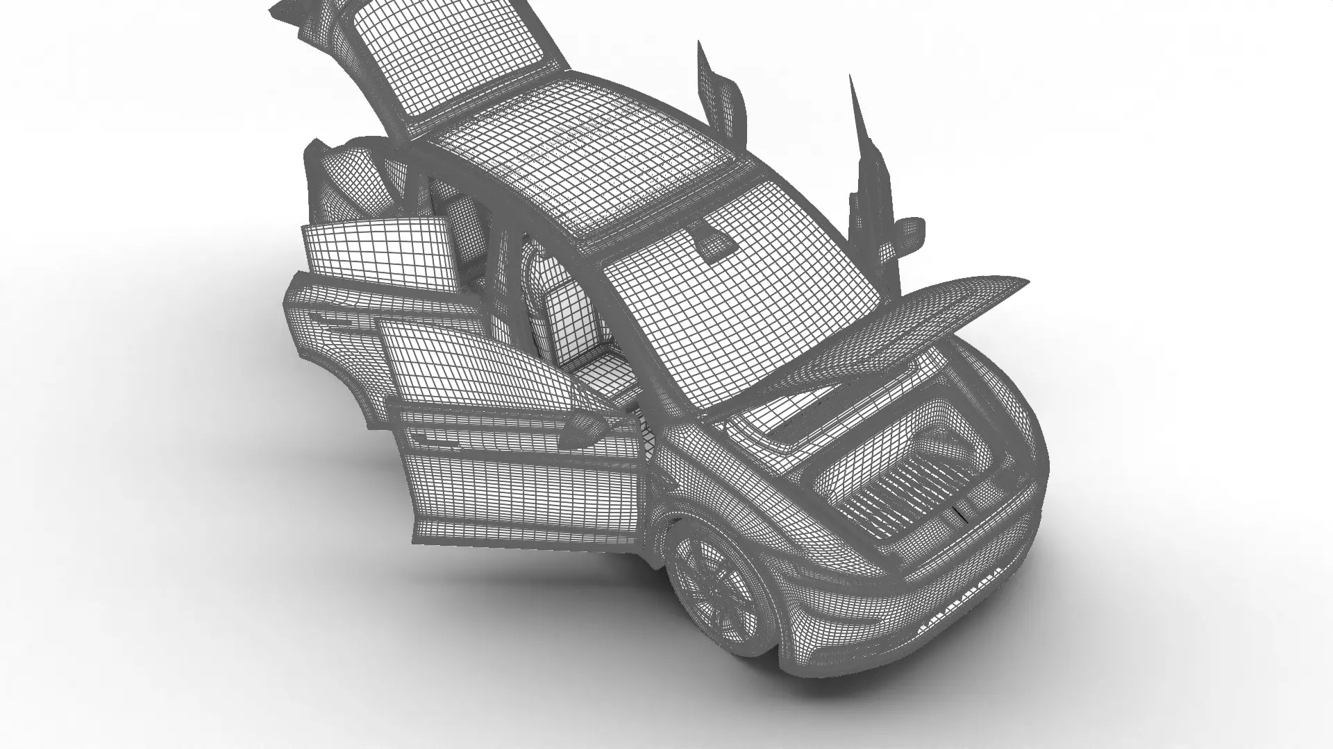 Tesla Model Y Standard 2026 HQ 3d model 3D model_35