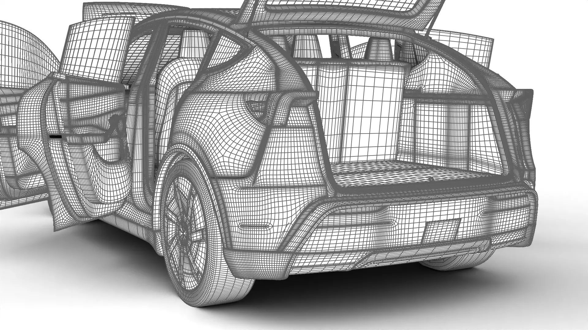 Tesla Model Y Standard 2026 HQ 3d model 3D model_41