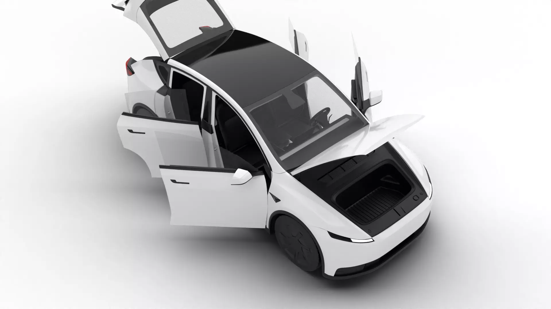 Tesla Model Y Standard 2026 HQ 3d model 3D model_10