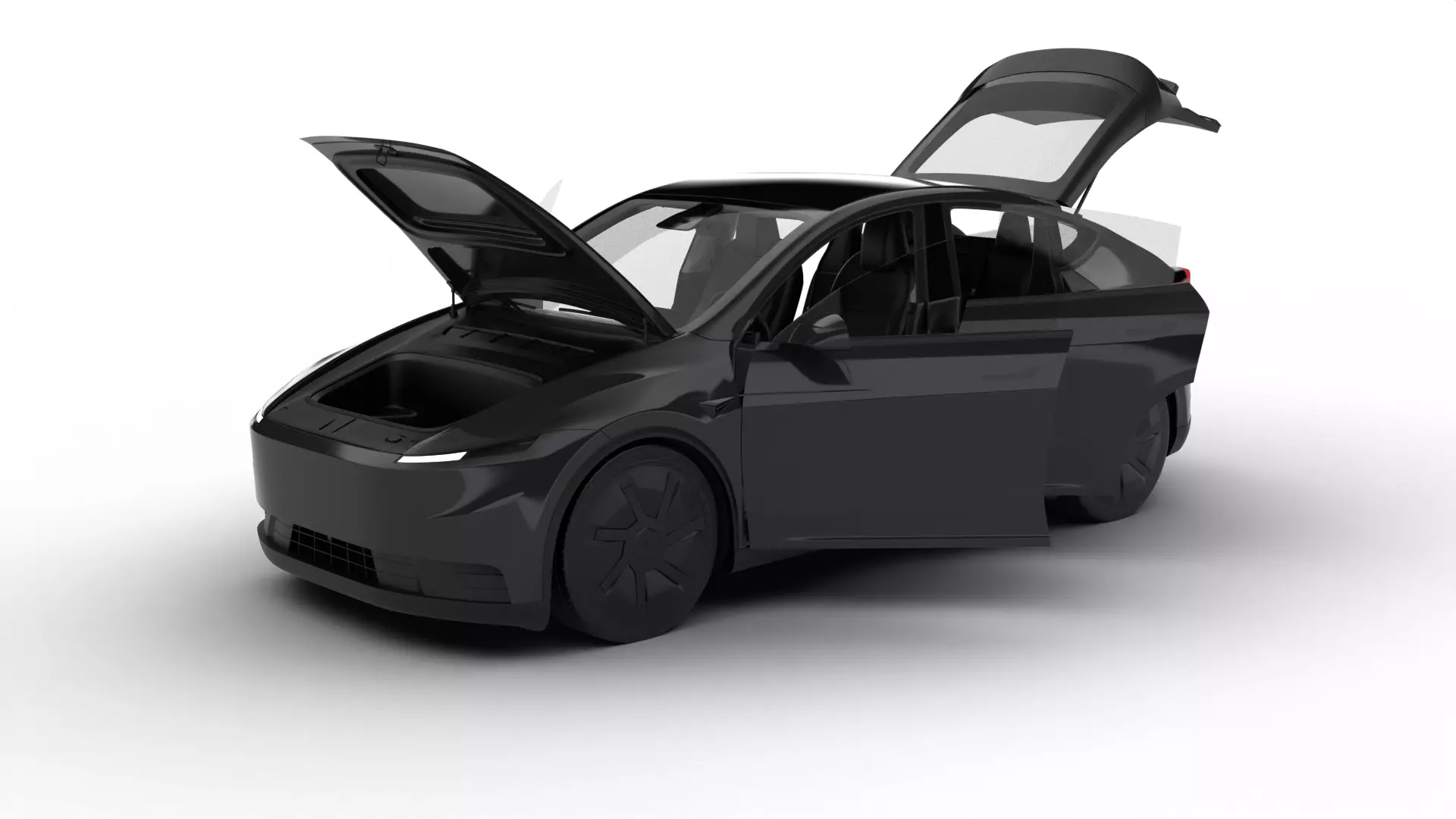 Tesla Model Y Standard 2026 HQ 3d model 3D model_1