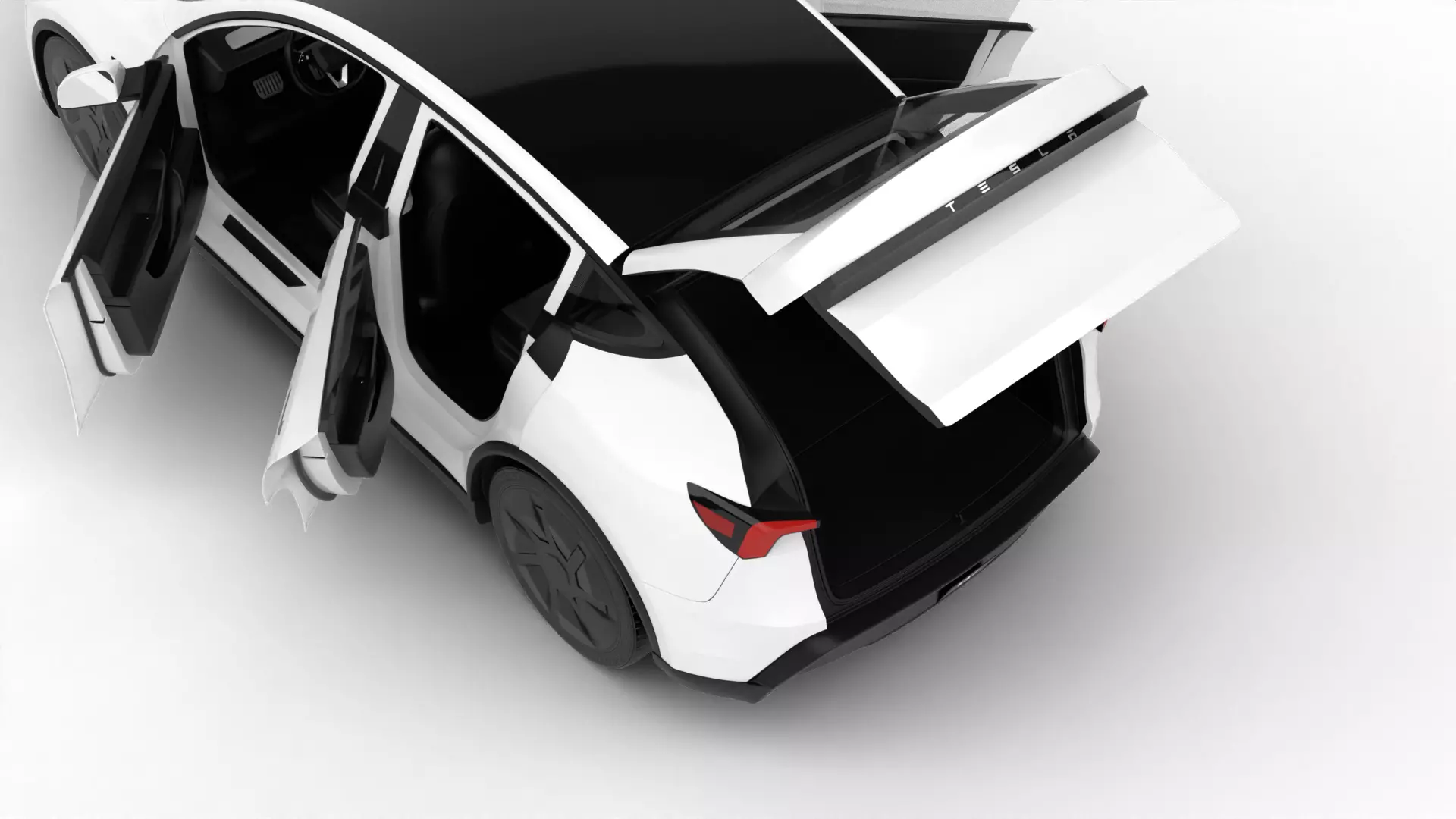 Tesla Model Y Standard 2026 HQ 3d model 3D model_11