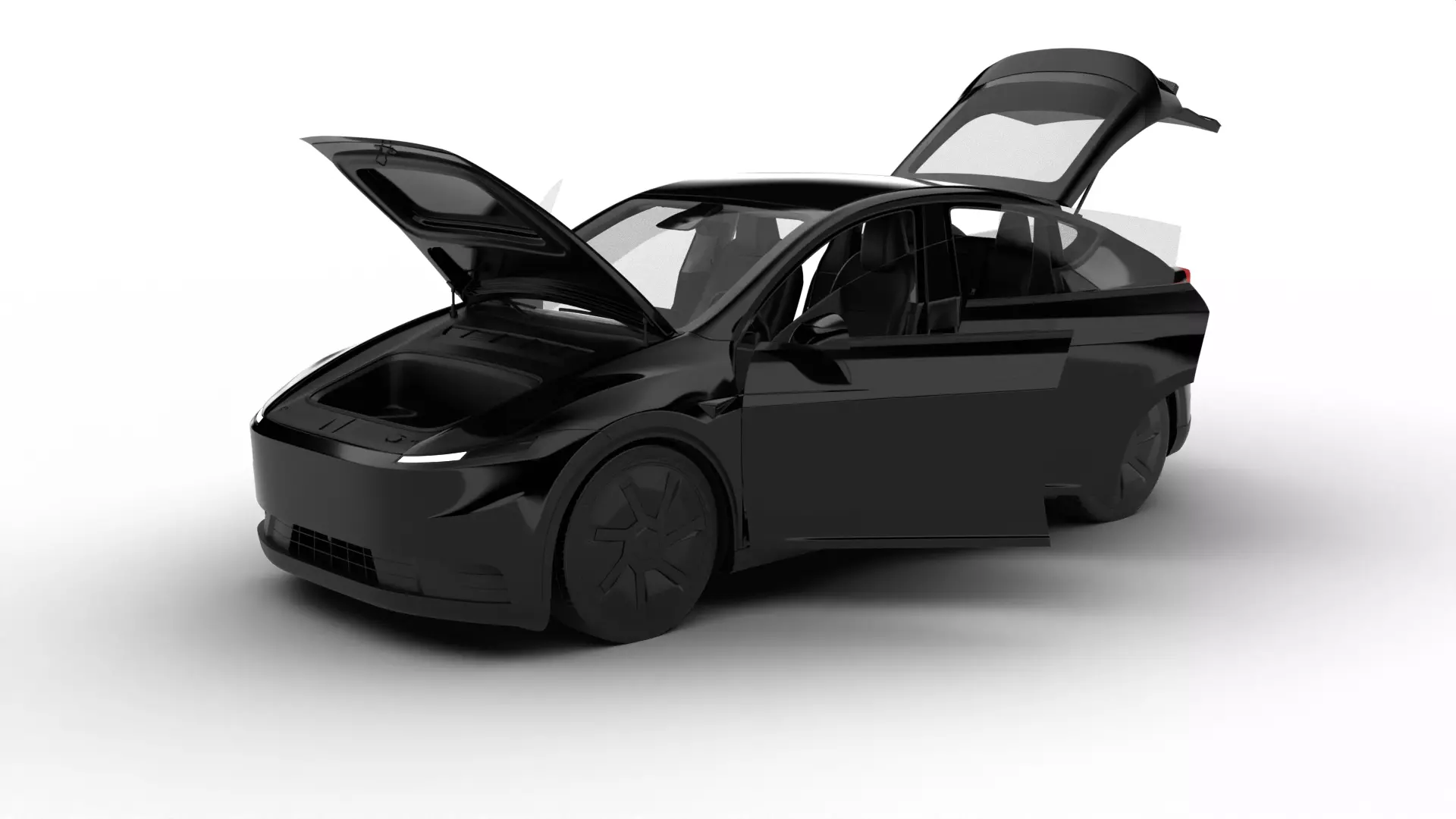 Tesla Model Y Standard 2026 HQ 3d model 3D model_2