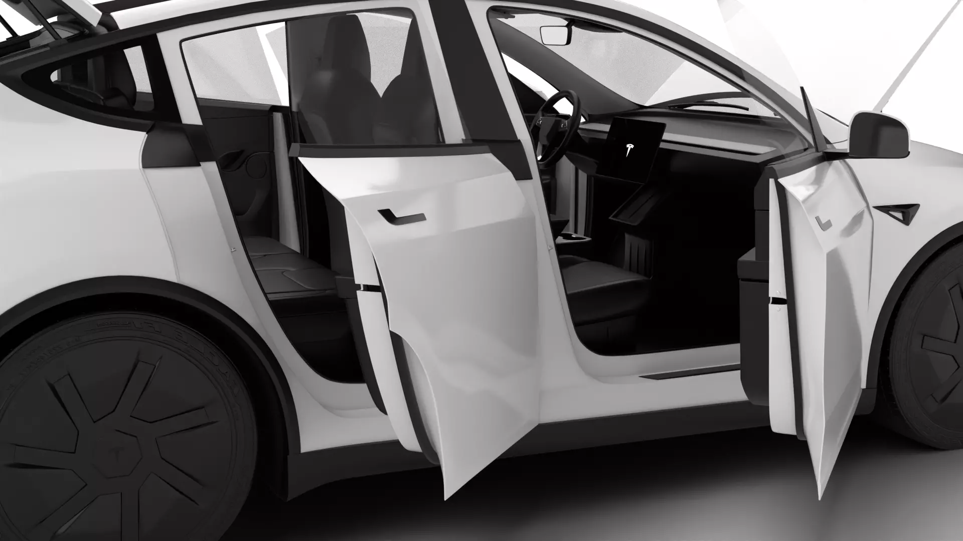 Tesla Model Y Standard 2026 HQ 3d model 3D model_9