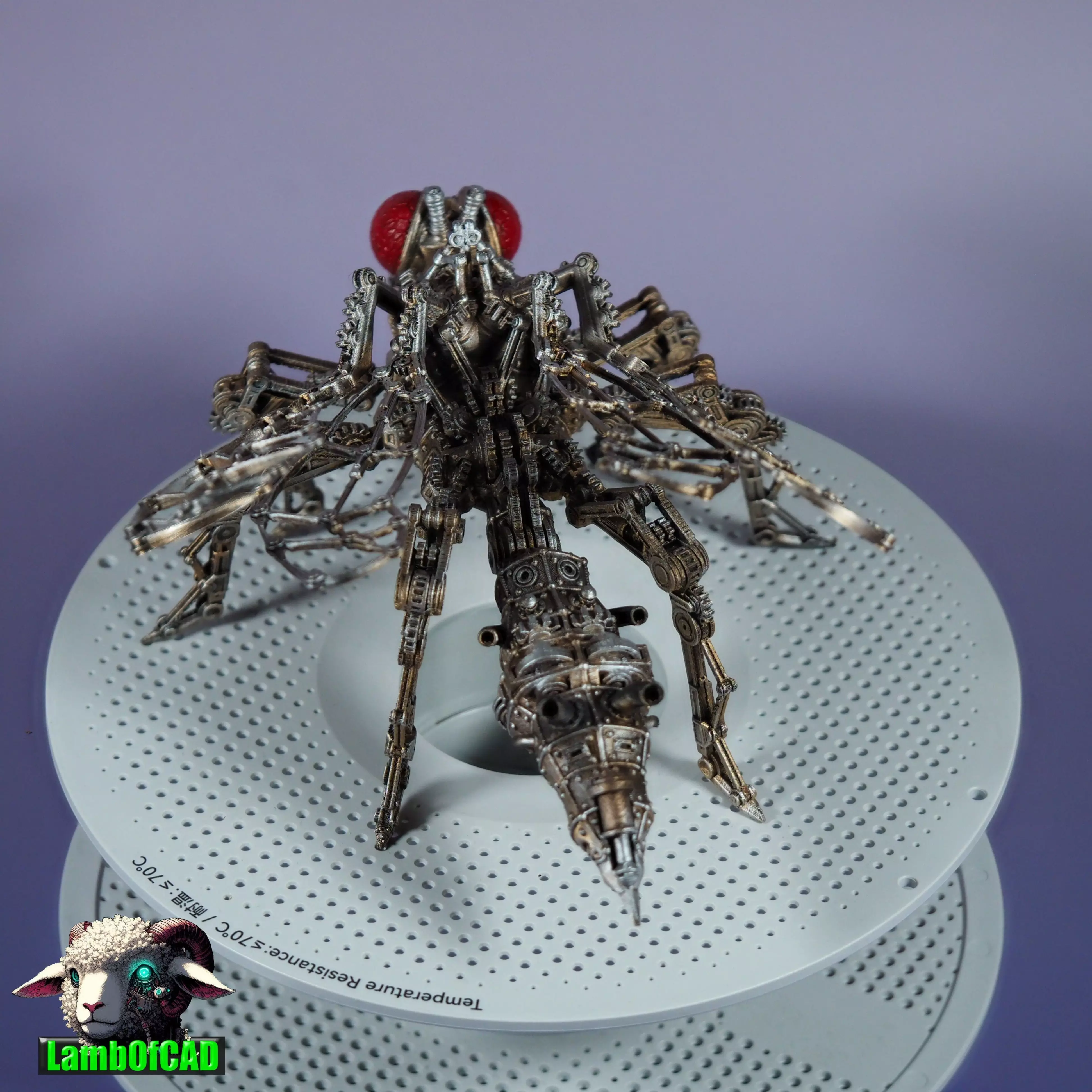 Steampunk Wasp 3D print model_4