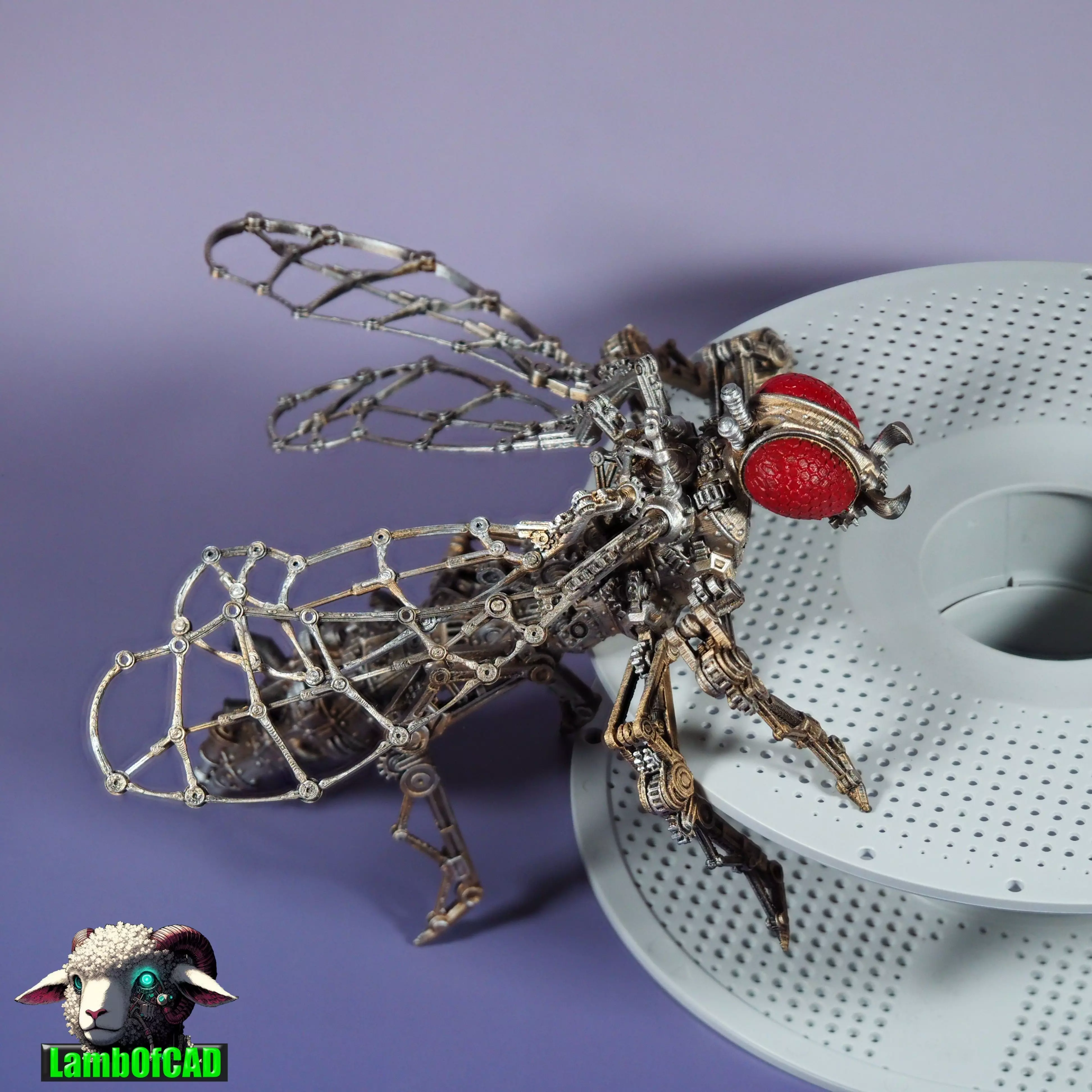 Steampunk Wasp 3D print model_2