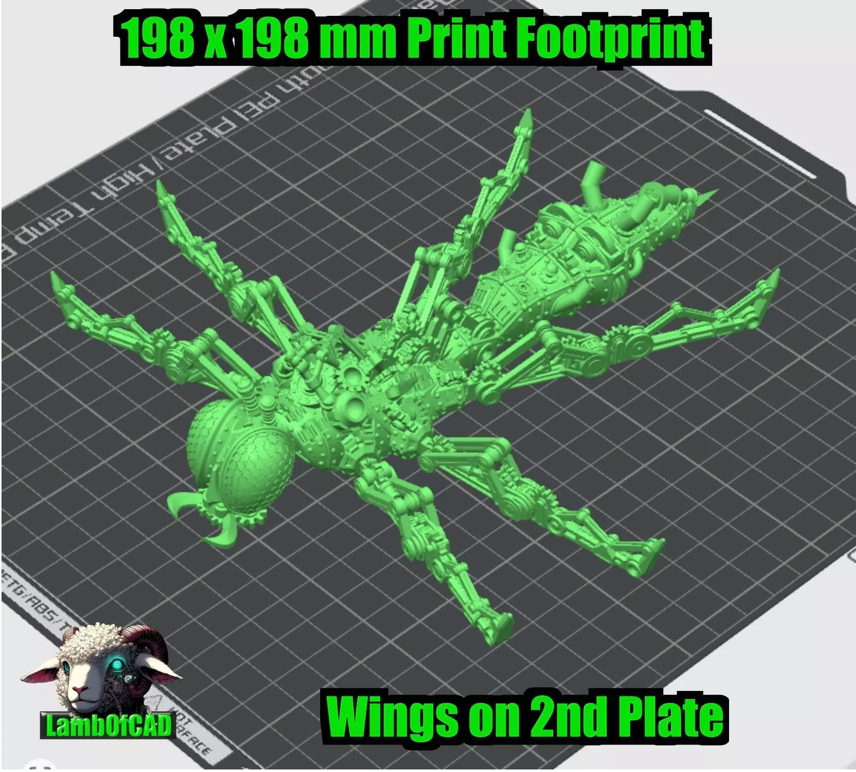 Steampunk Wasp 3D print model_33