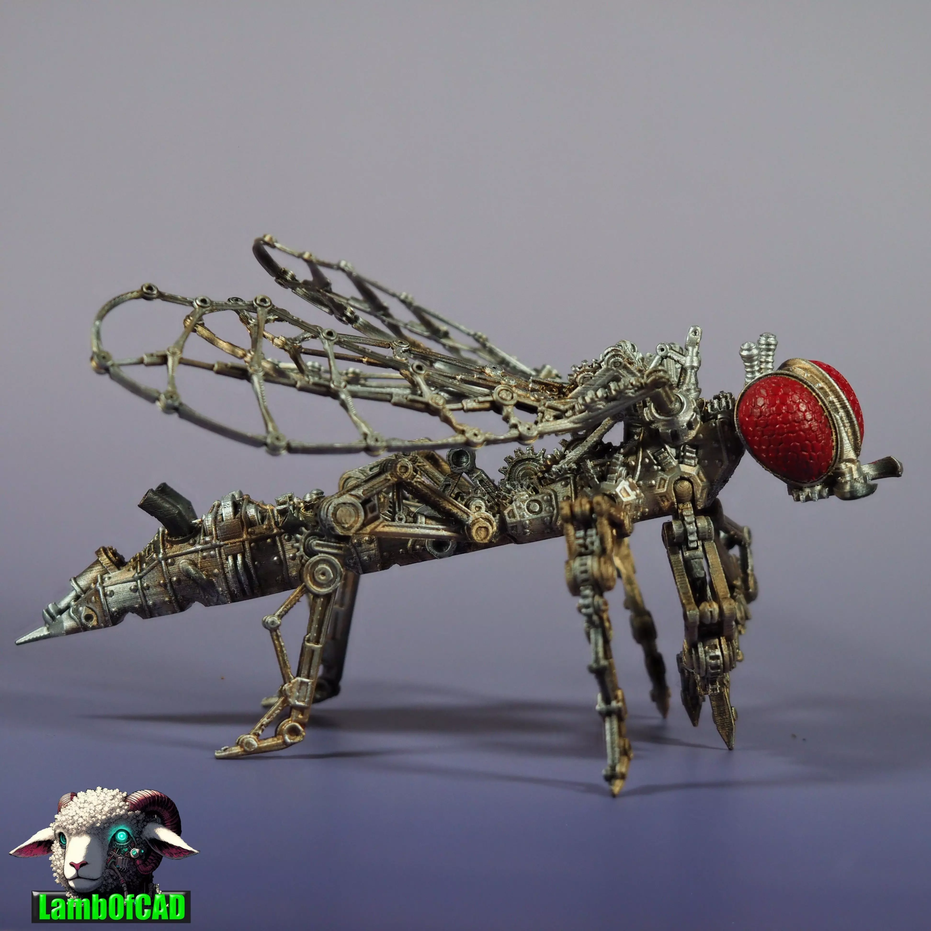 Steampunk Wasp 3D print model_5