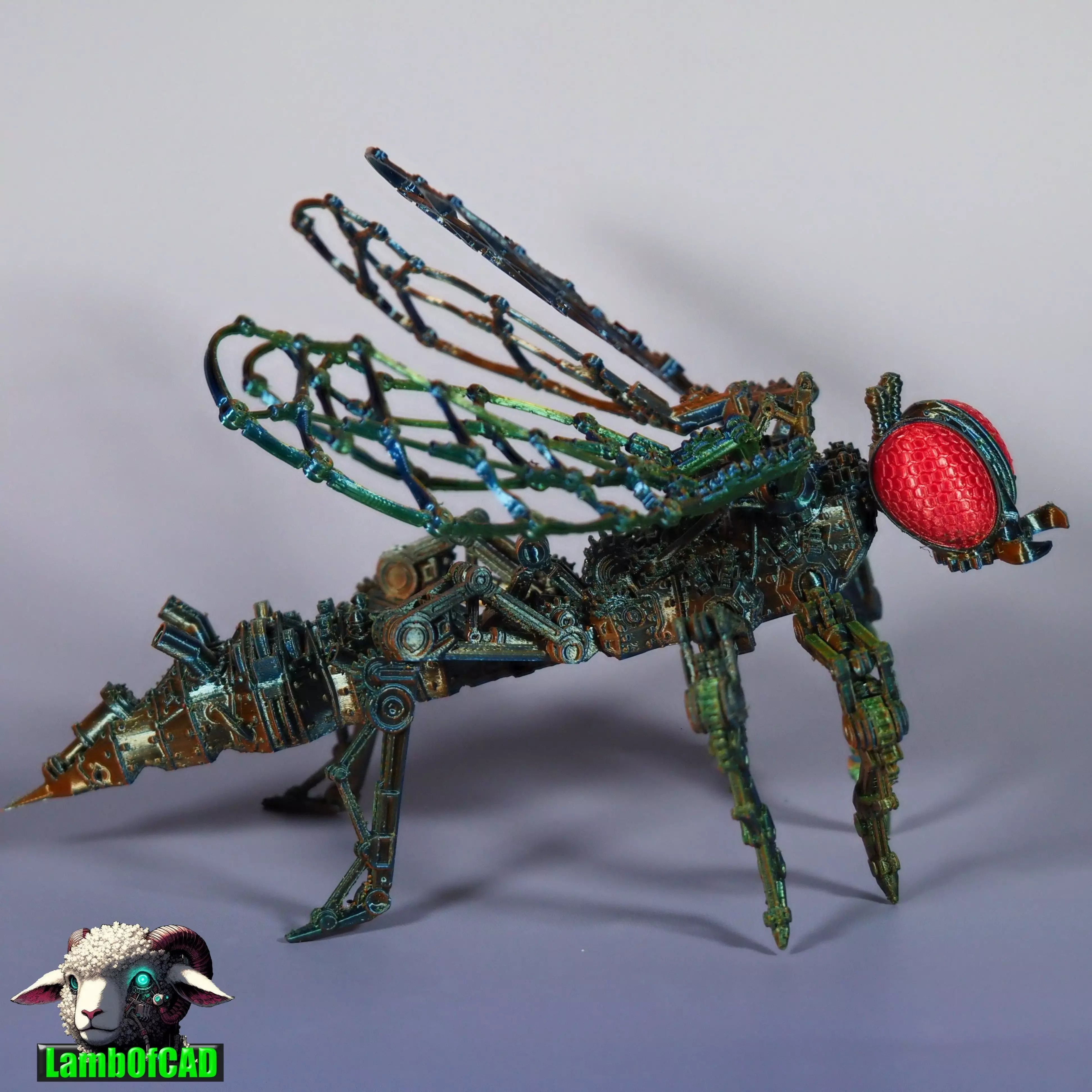 Steampunk Wasp 3D print model_25