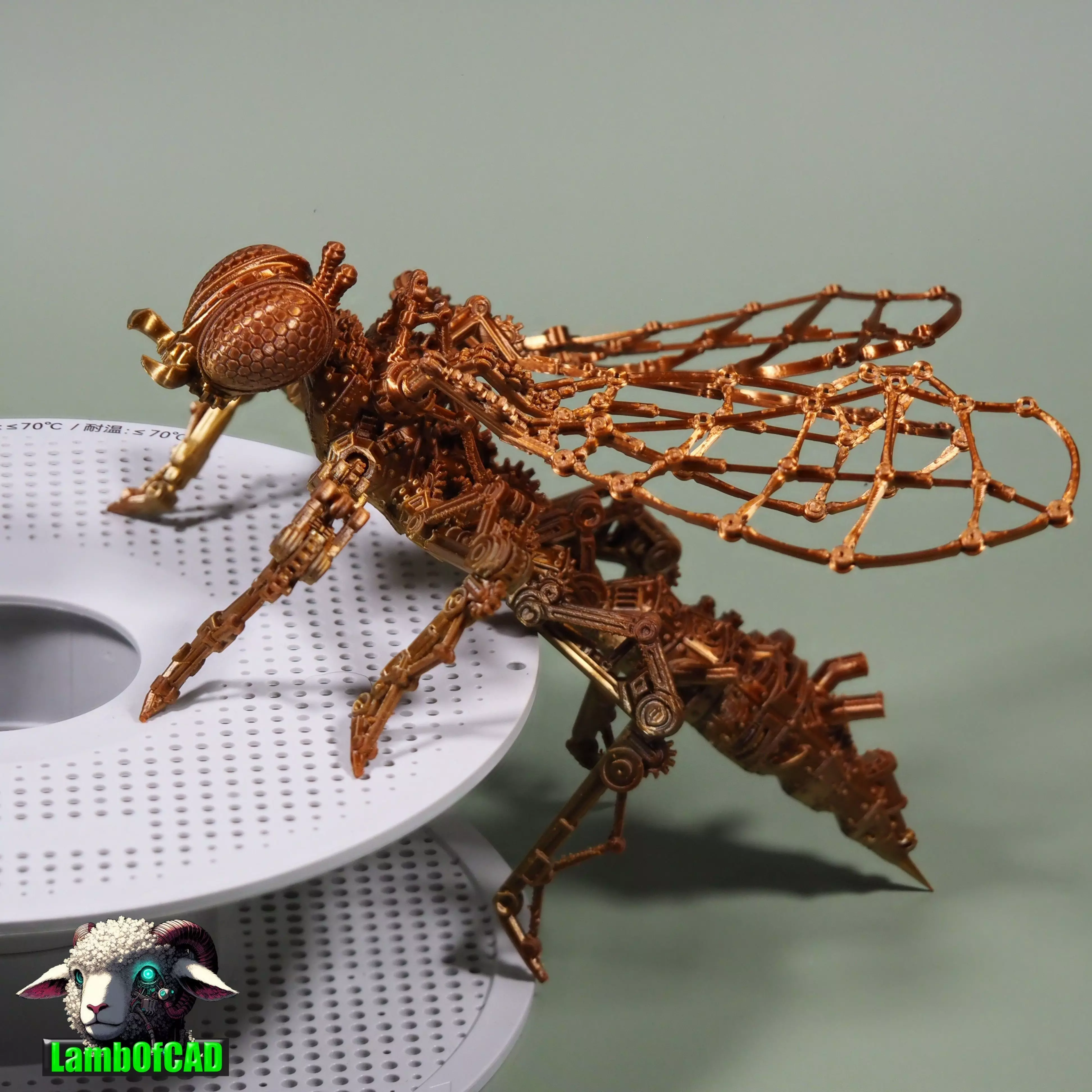 Steampunk Wasp 3D print model_20