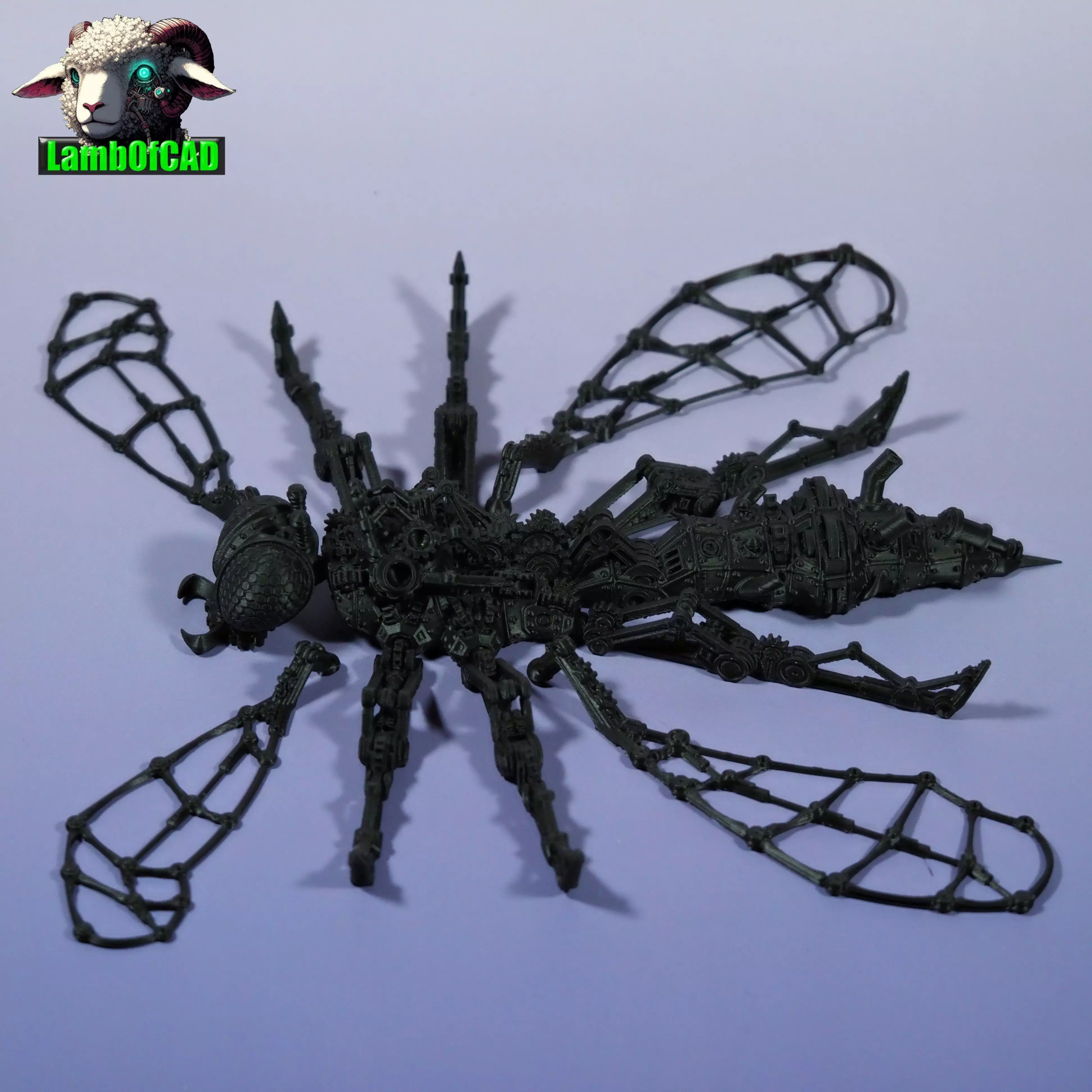 Steampunk Wasp 3D print model_26