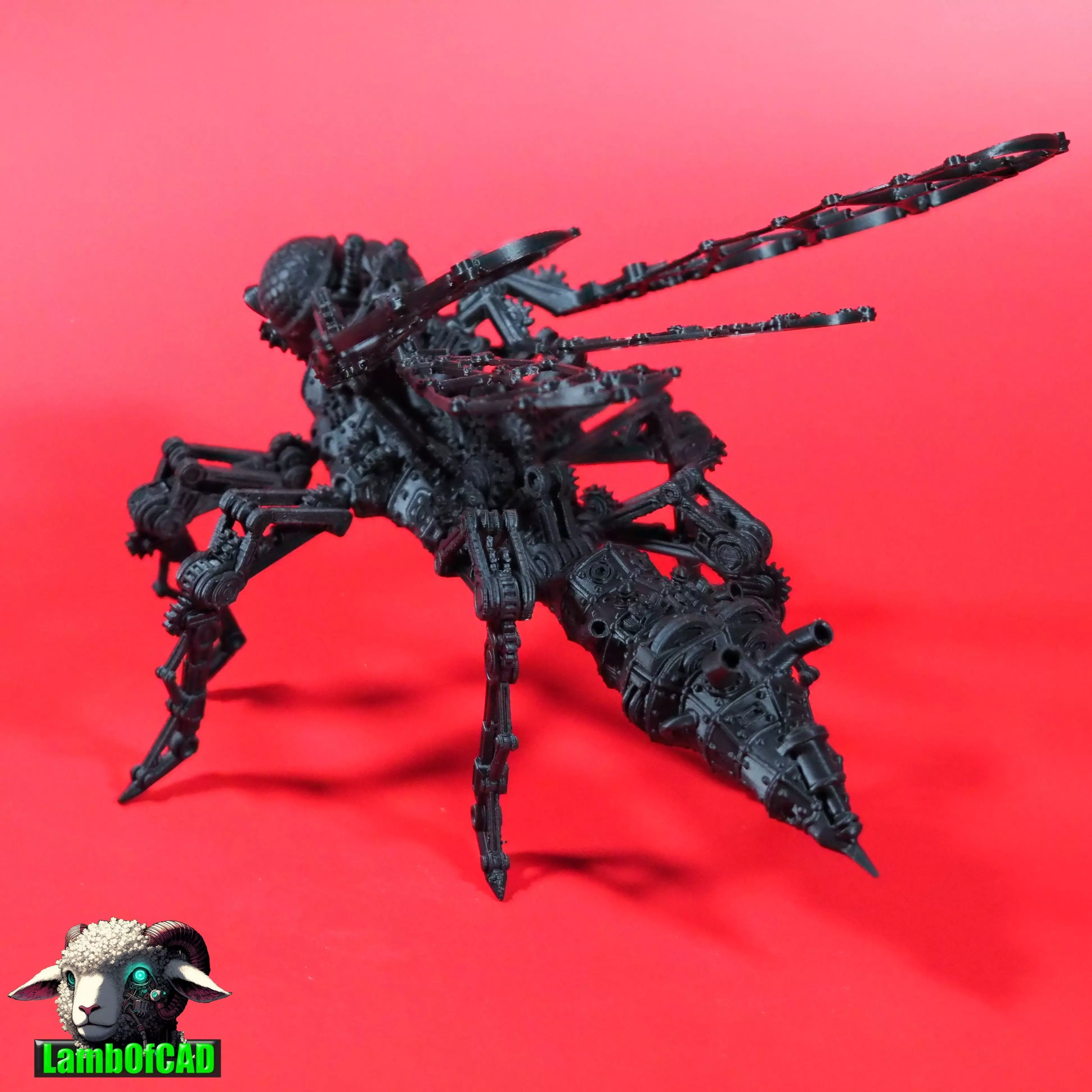 Steampunk Wasp 3D print model_29