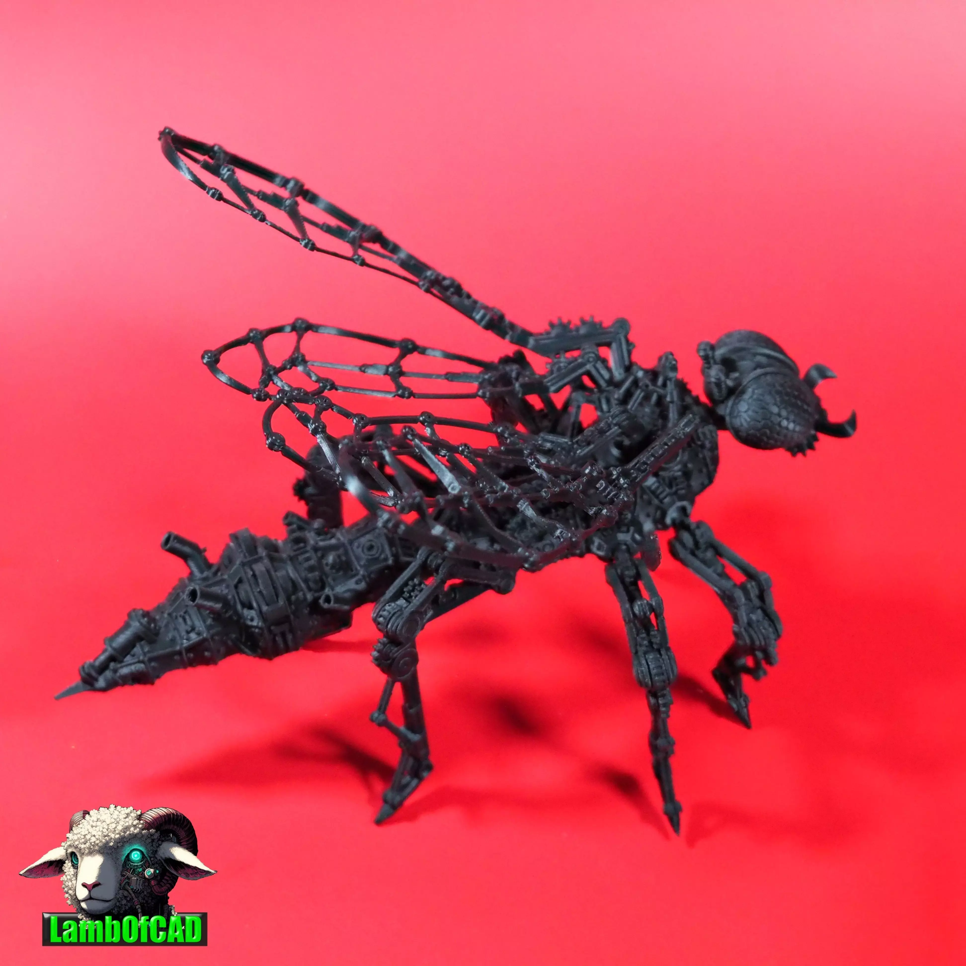 Steampunk Wasp 3D print model_27