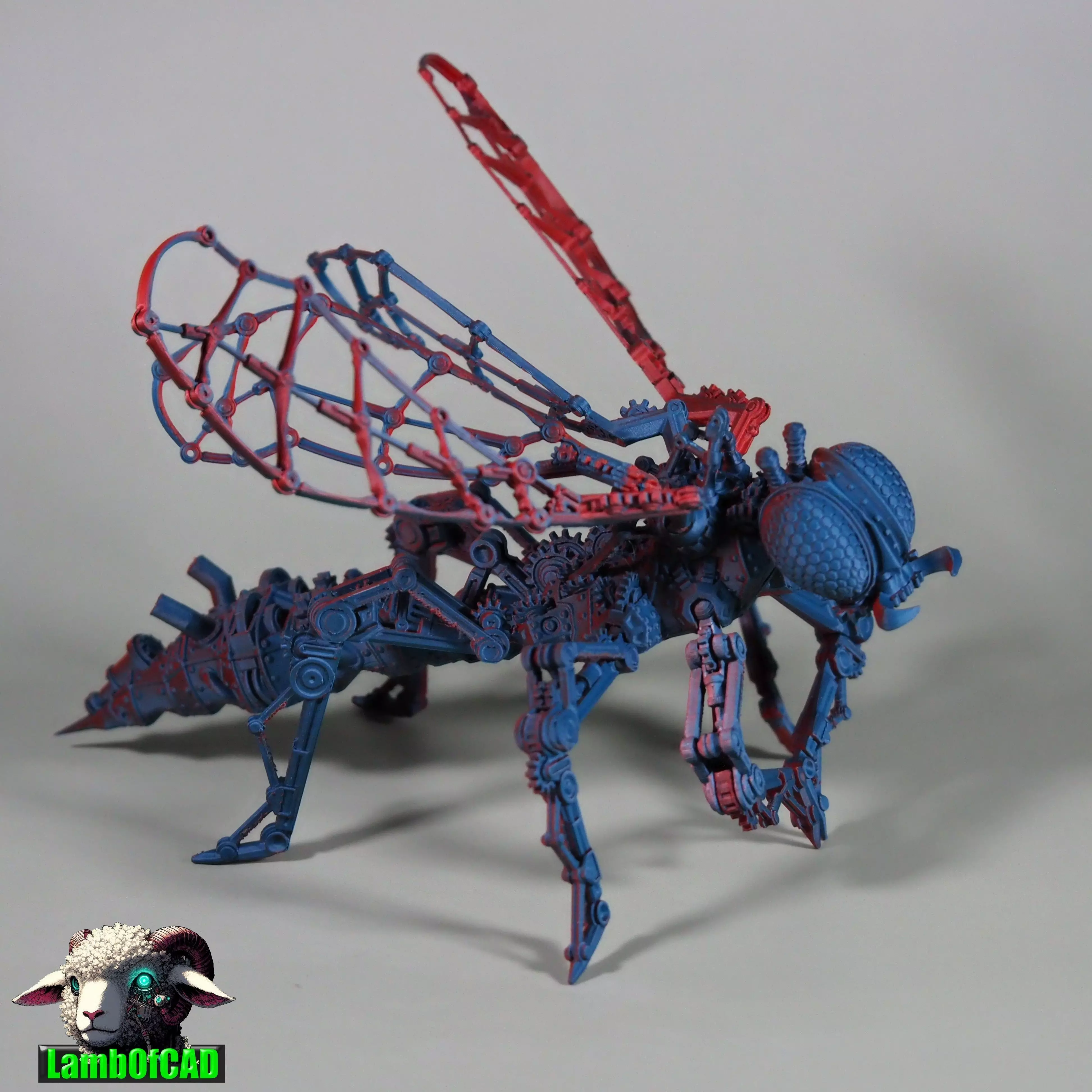 Steampunk Wasp 3D print model_9