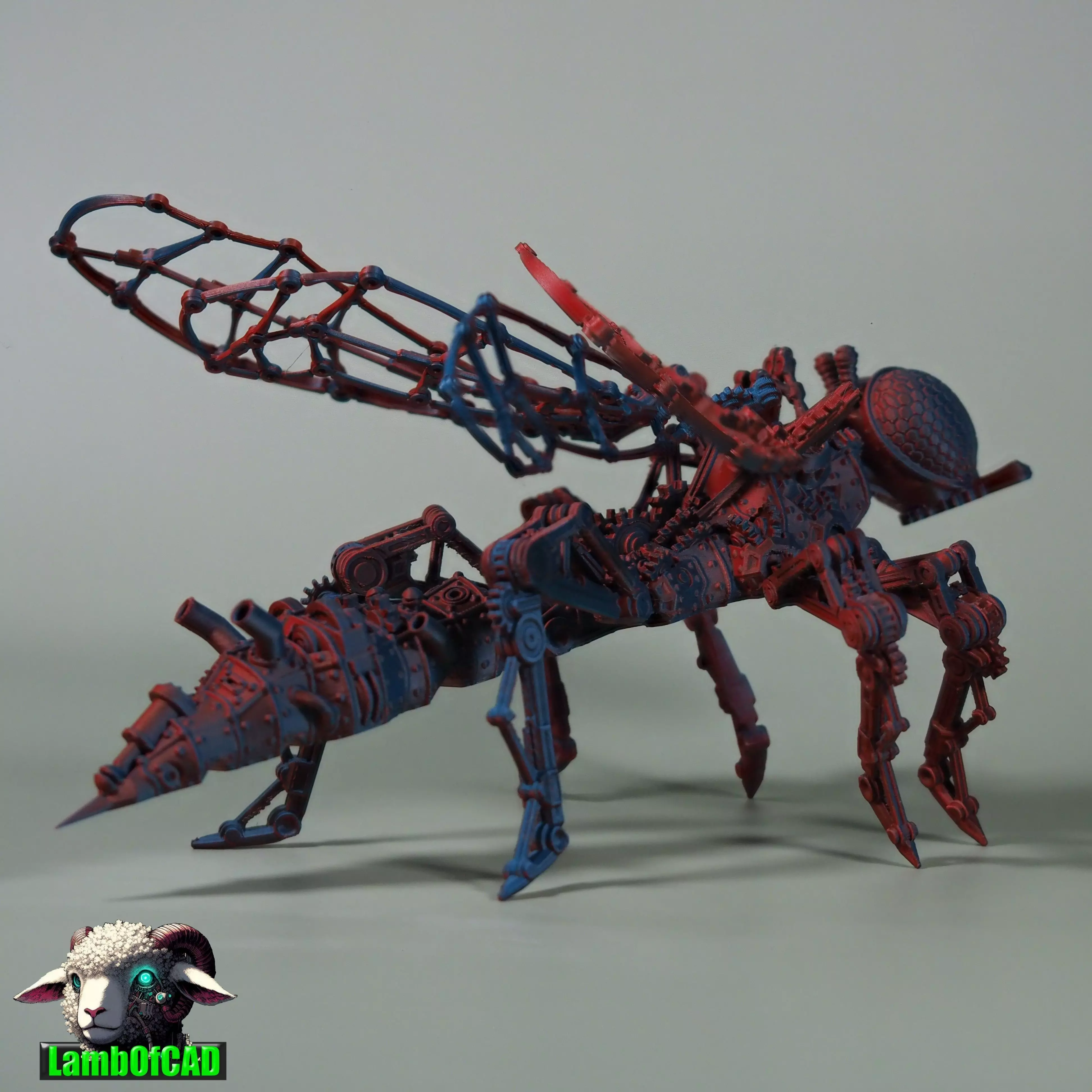Steampunk Wasp 3D print model_11