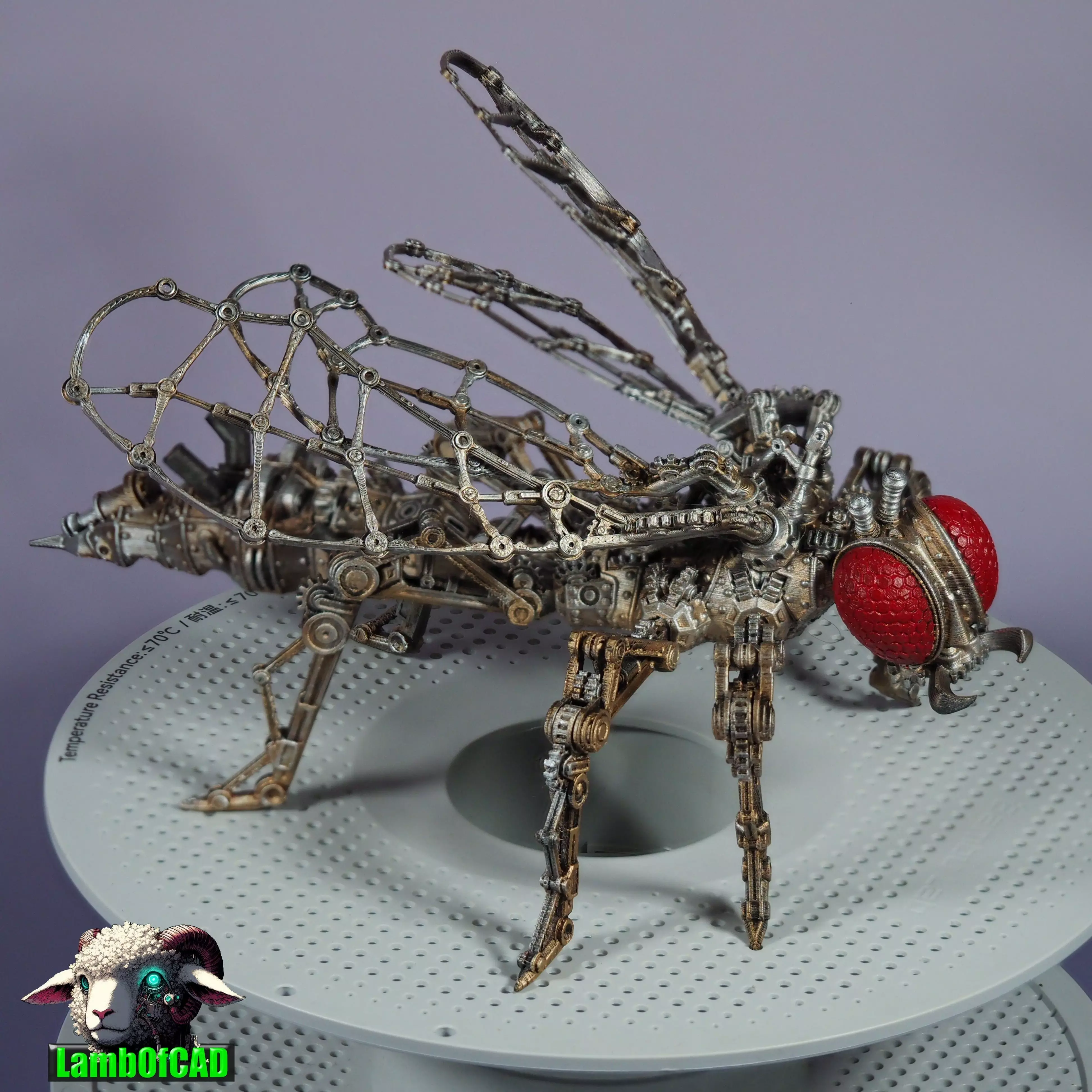 Steampunk Wasp 3D print model_3