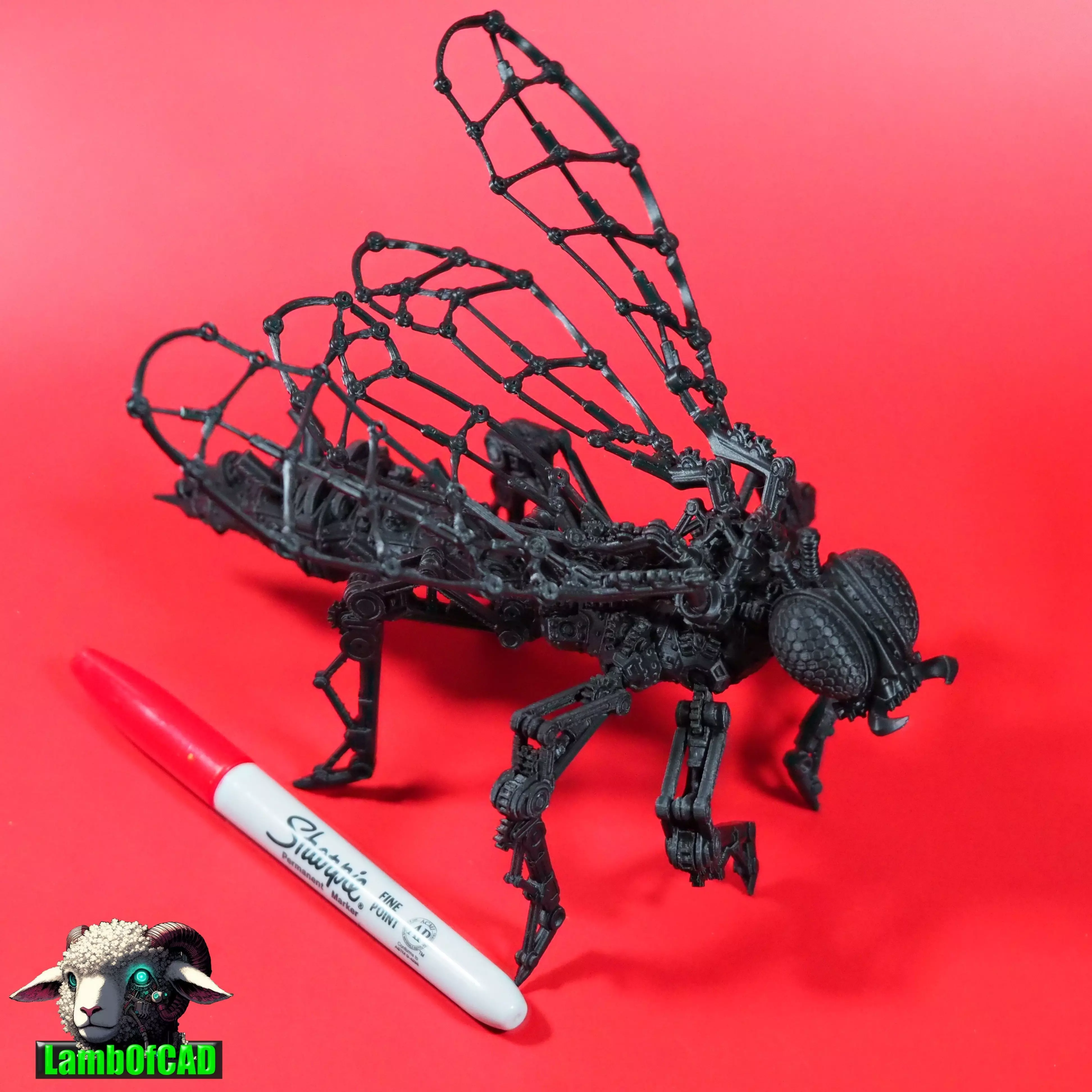 Steampunk Wasp 3D print model_28