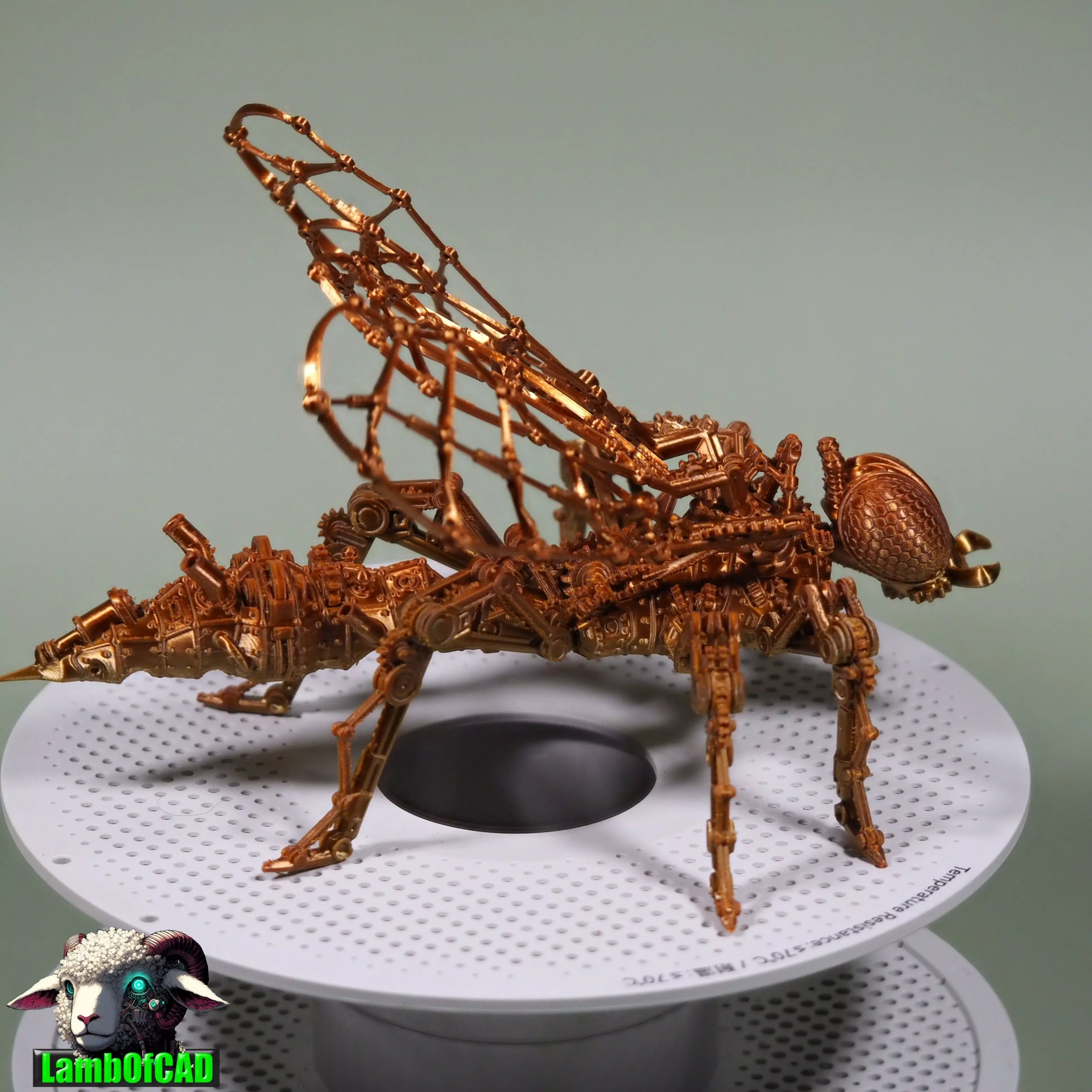 Steampunk Wasp 3D print model_21