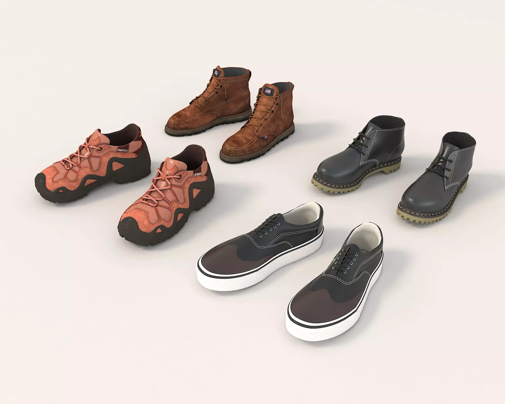 Shoes Collection 10 3D model_1