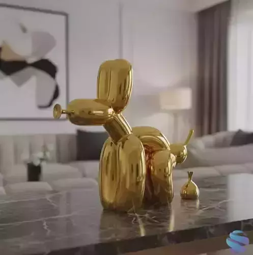 SHiT BALLOON DOG - Commercial License 3D print model