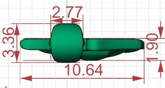 3D STL 3DM Minimalist Cat Head gold Pendant model gp0015 3D print model_20