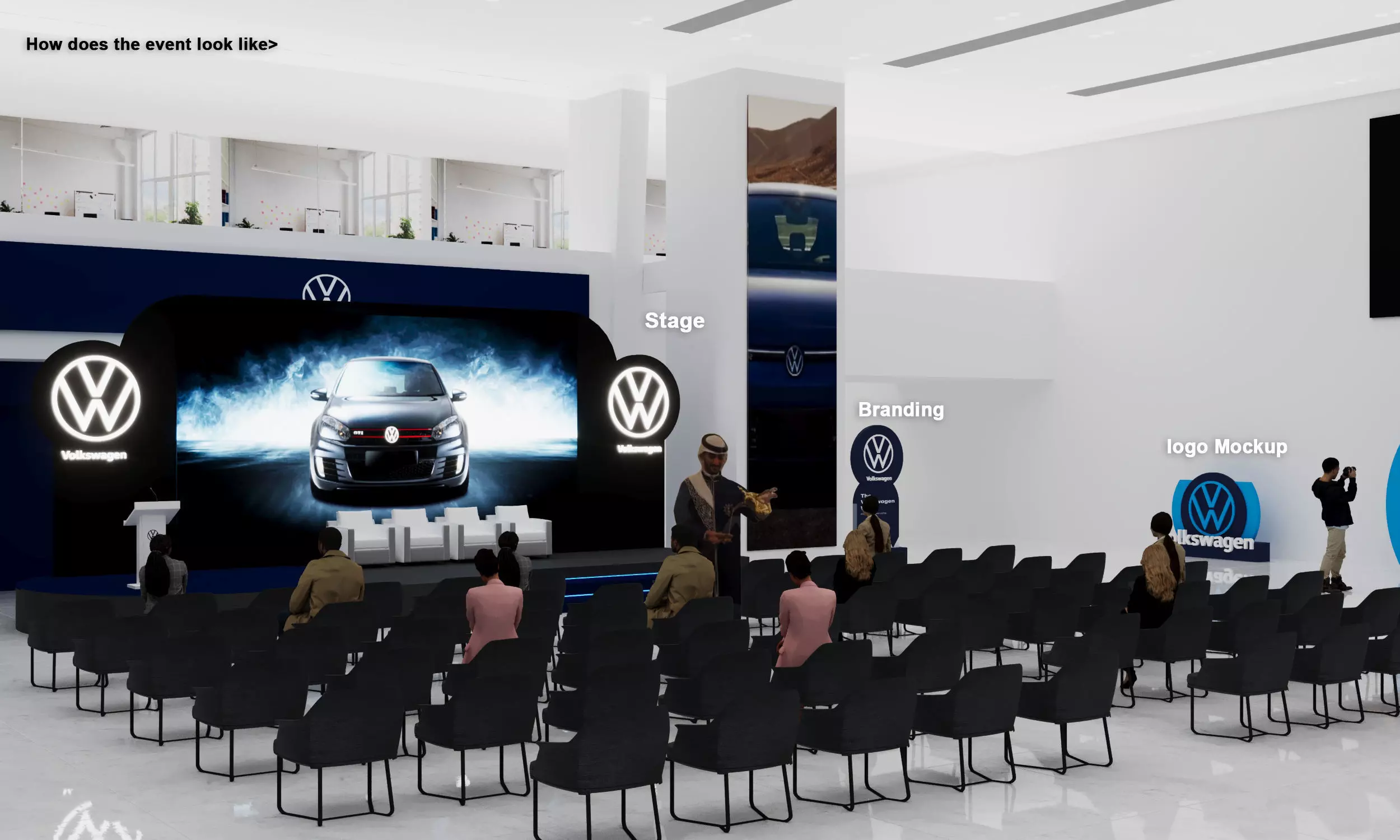 car showroom 3D model_1