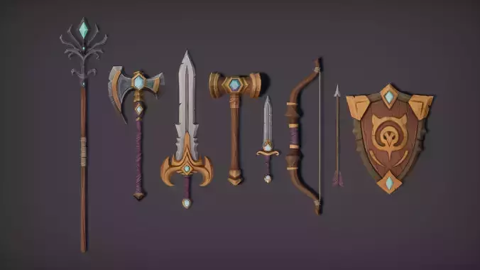 Stylized RPG Weapons