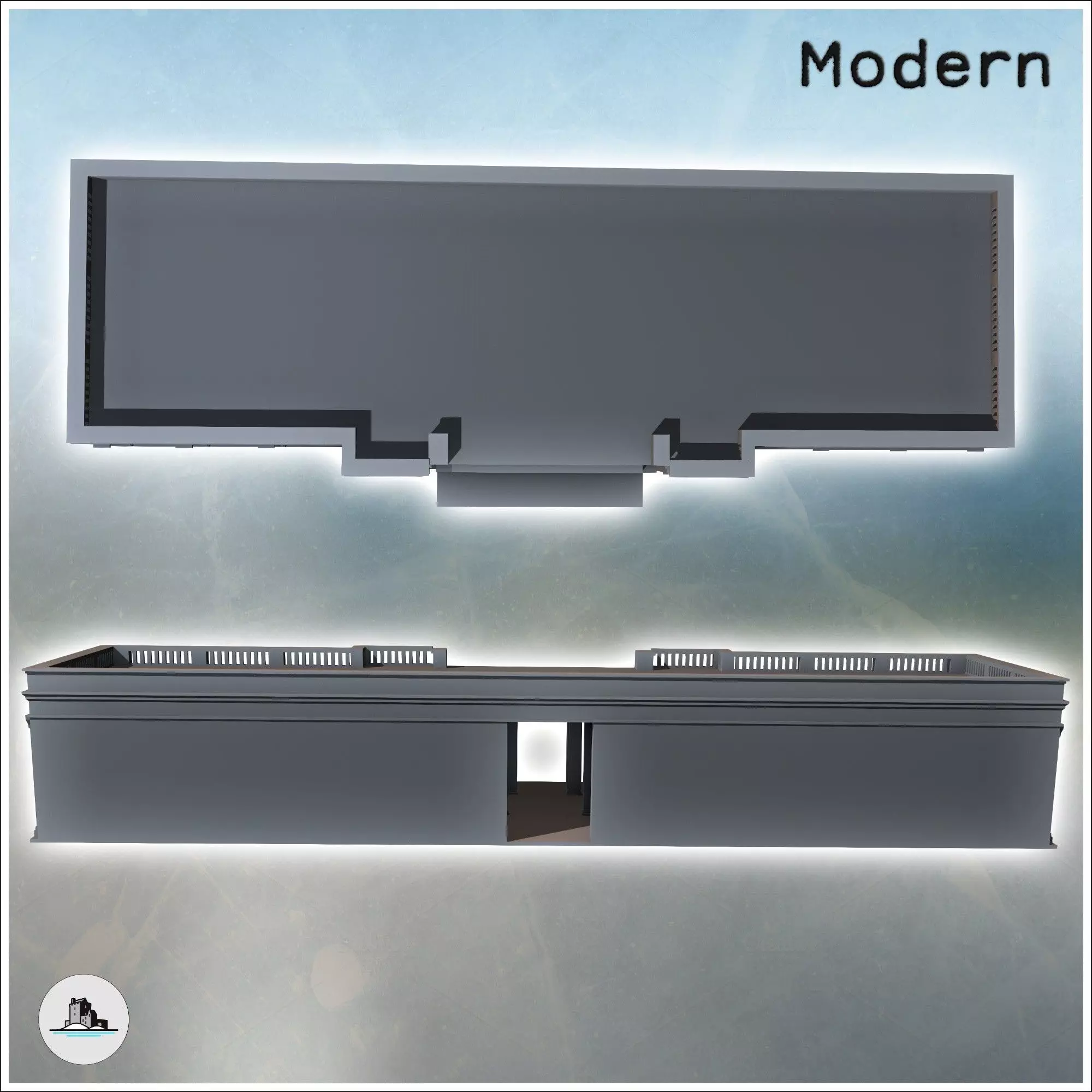 Dzerzhinsky Tractor Factory Stalingrad Soviet Russia intact vers 3D print model_3