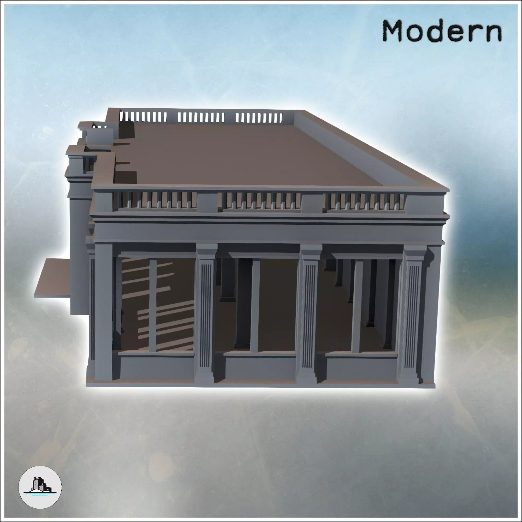 Dzerzhinsky Tractor Factory Stalingrad Soviet Russia intact vers 3D print model_4