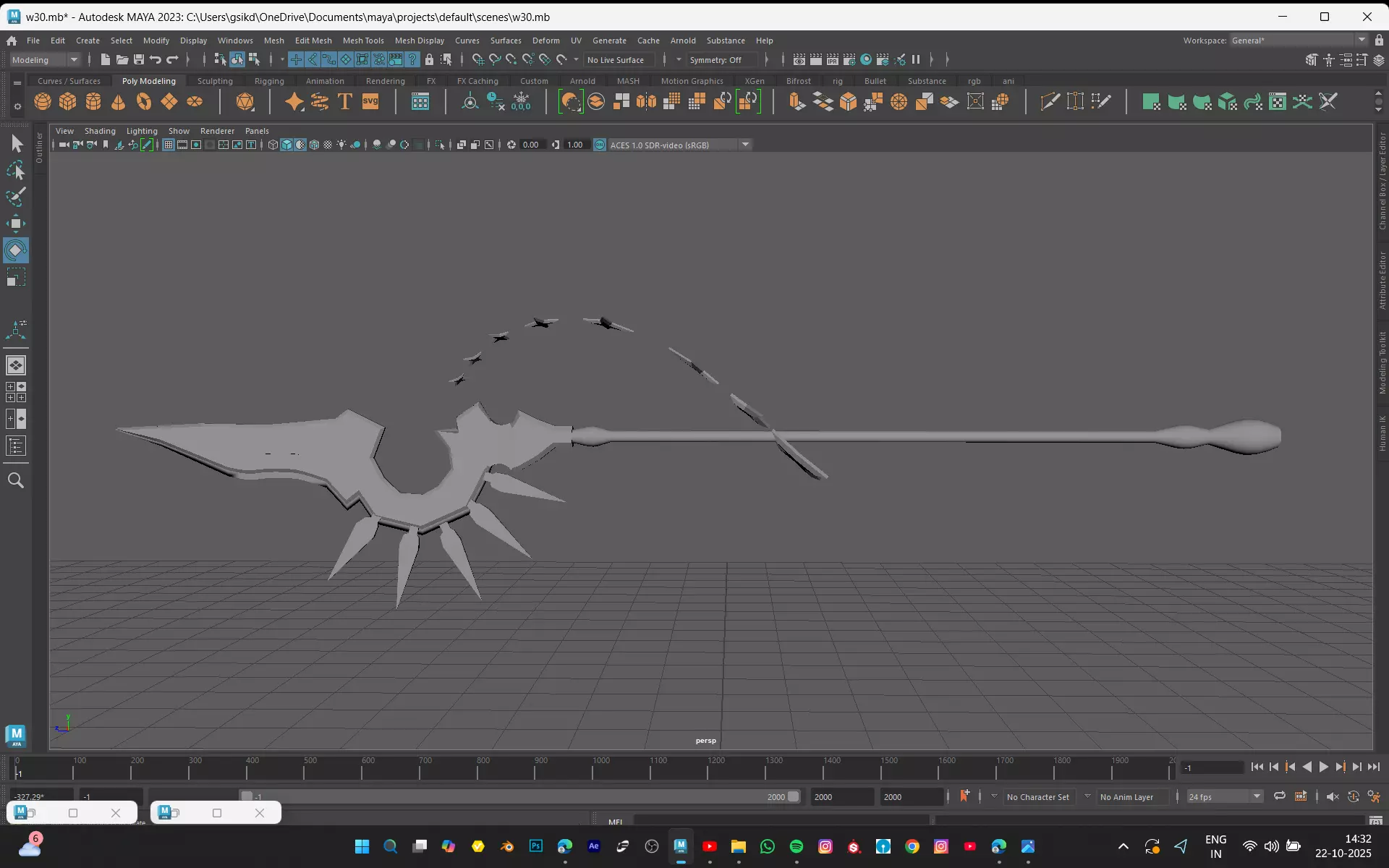 SWORD MODEL Low-poly 3D model_6