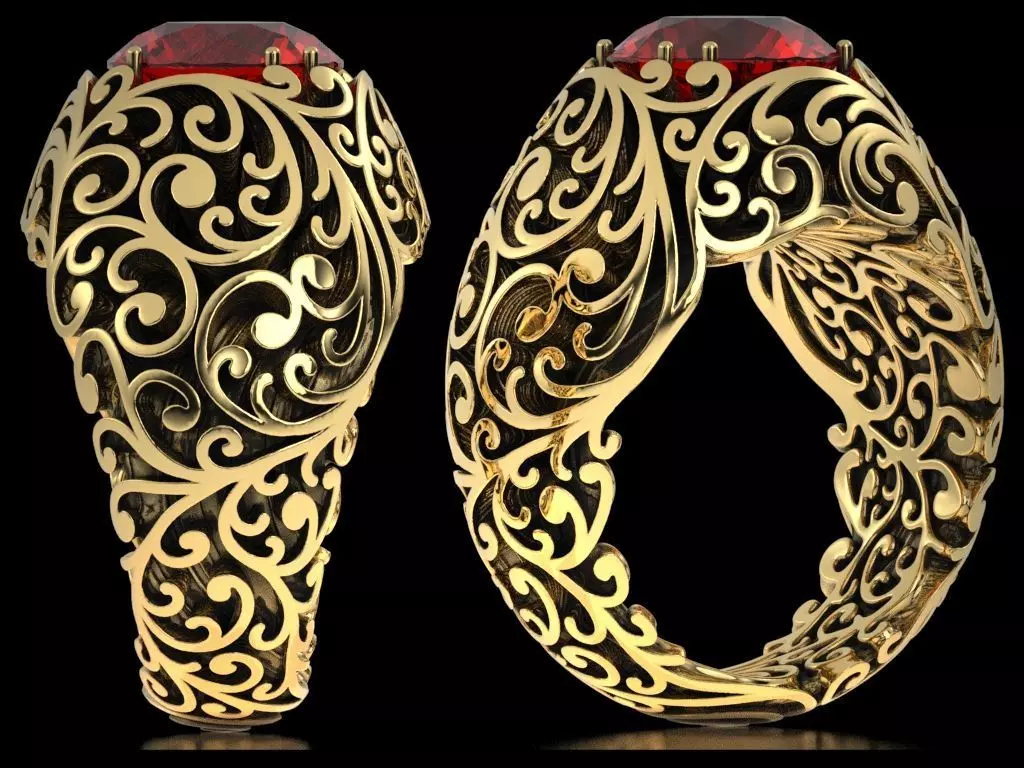 Queen RING 3D print model_0