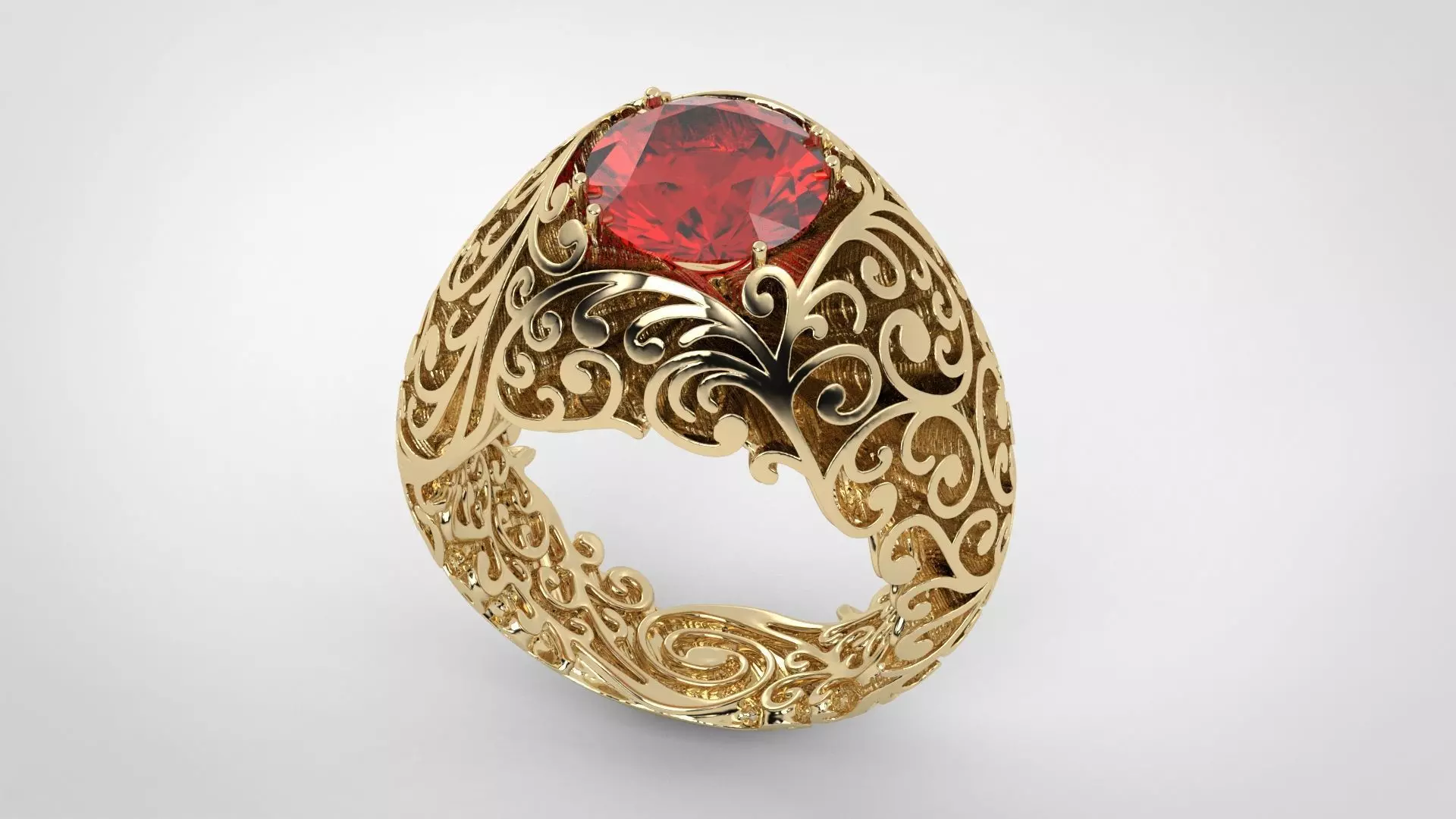 Queen RING 3D print model_19